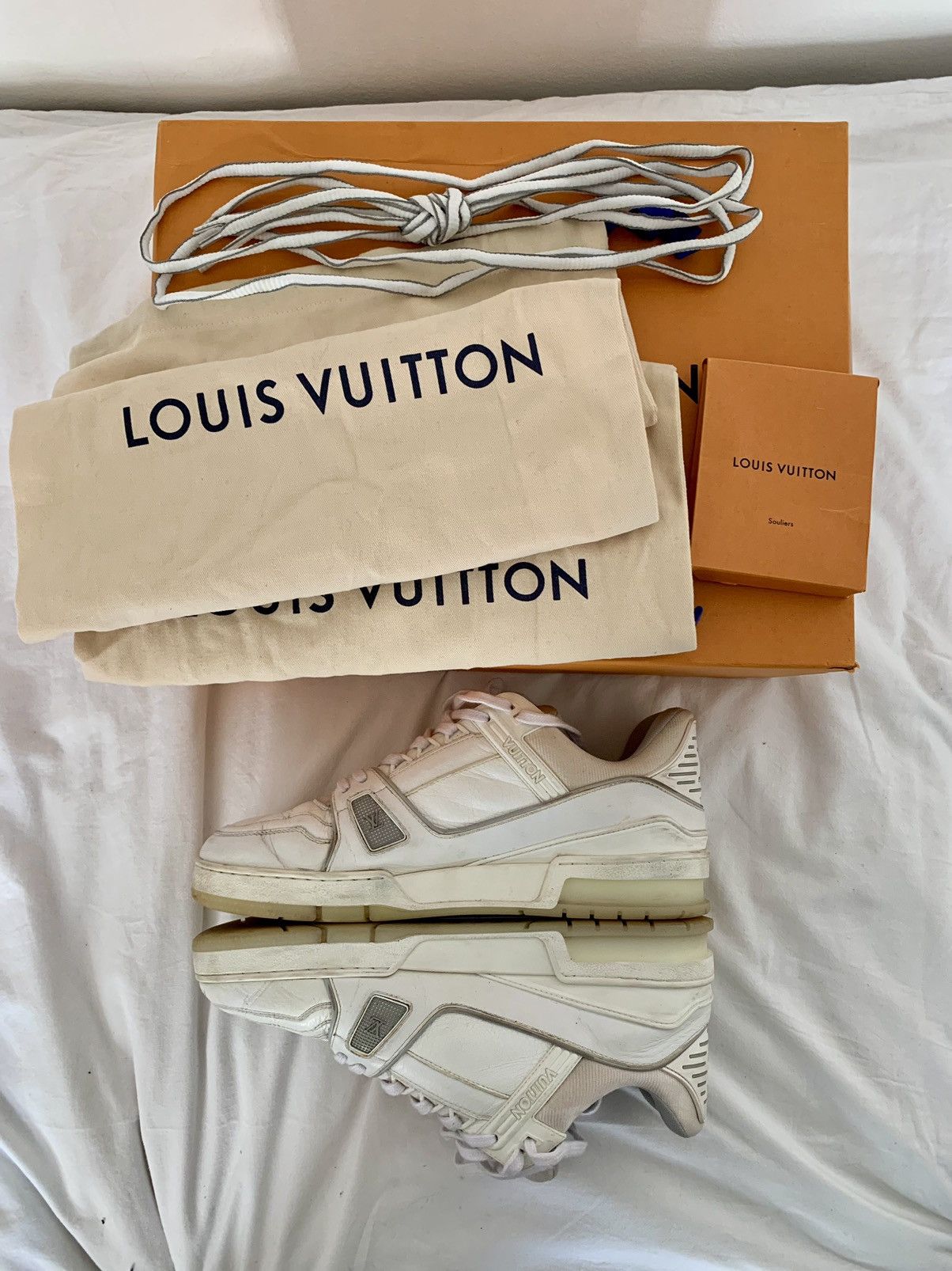 Louis Vuitton Authentic Louis Vuitton Trainer – Virgil Abloh SS19 Debut Size US 10 / EU 43 - 14 Thumbnail