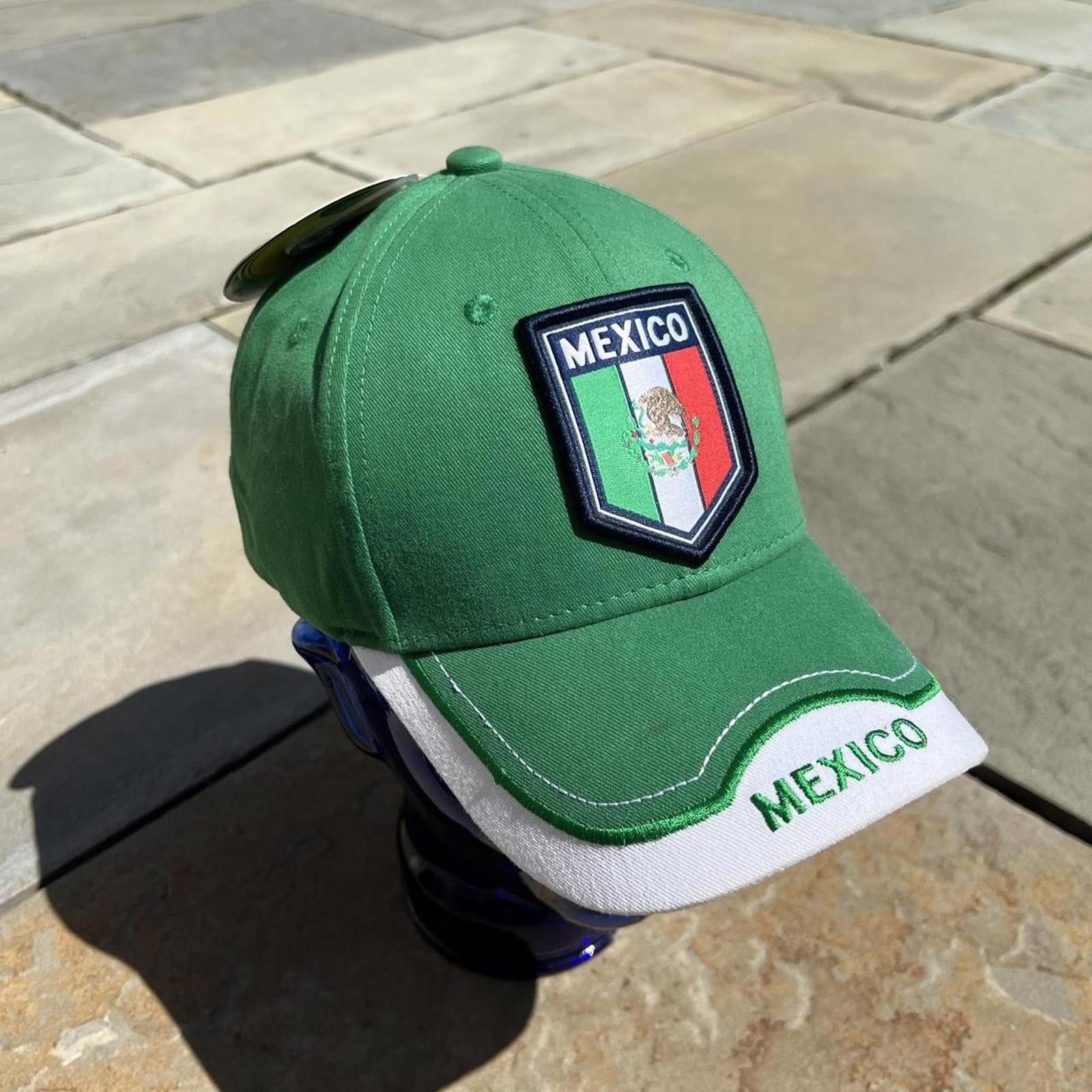 Other NWT Mexico + Flag Strapback Hat Size ONE SIZE - 1 Thumbnail
