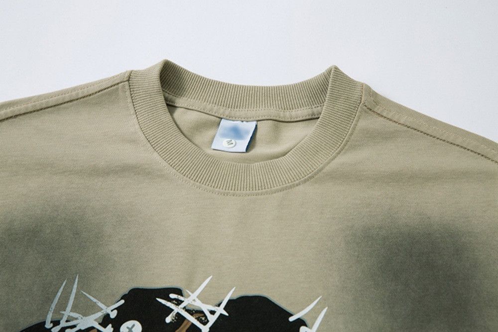 Japanese Brand × Vintage Funny cartoon print hip-hop distressed T-shirt Size US M / EU 48-50 / 2 - 3 Thumbnail