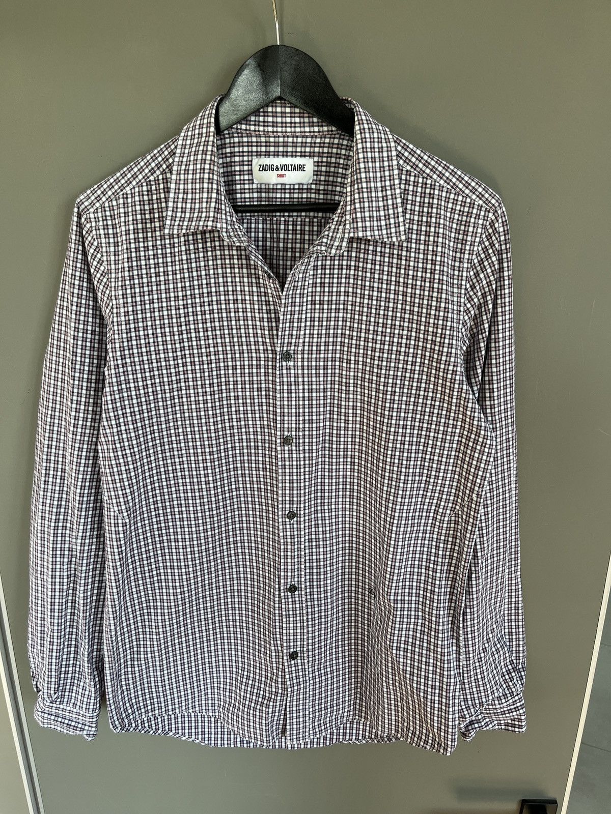 Zadig & Voltaire Zadig & Voltaire Check Plaid Oversized Shirt Size US M / EU 48-50 / 2 - 2 Thumbnail