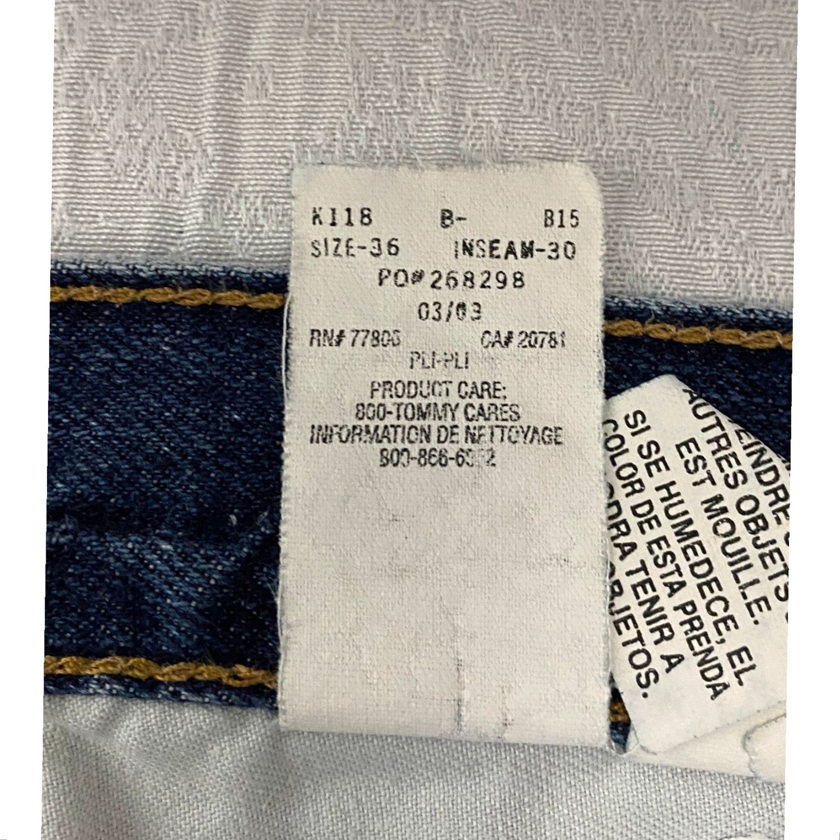 Vintage VINTAGE Tommy Jeans Men Jeans Bootcut Size US 36 / EU 52 - 6 Thumbnail