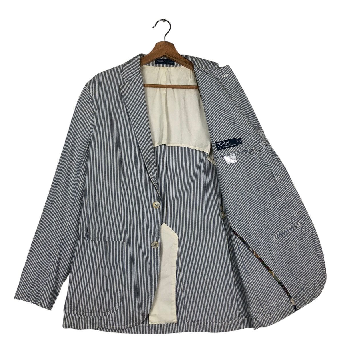 Polo Ralph Lauren 🔥Vtg Hickory Chore Jacket Polo Ralph Lauren Macau Made Size US M / EU 48-50 / 2 - 8 Thumbnail