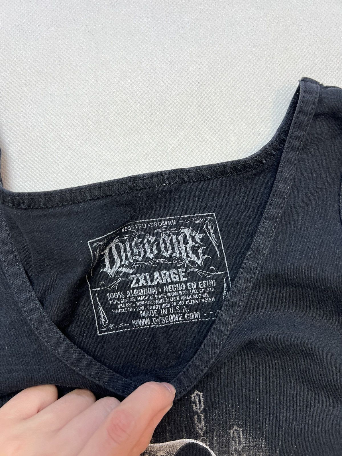 Affliction × Vintage Tshirt Dyseone Affliction vintage skull Size US XXL / EU 58 / 5 - 3 Thumbnail