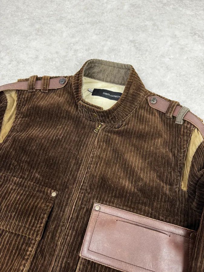Dsquared2 AW2002 Dsquared2 Brown Velvet Blue Jacket Size US M / EU 48-50 / 2 - 5 Thumbnail