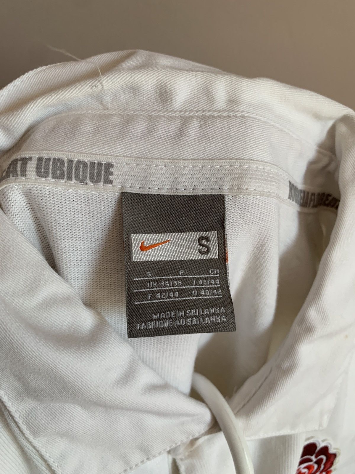 Nike England 2010 Home Rugby Union Long Sleeve Nike Jersey Size S Size US S / EU 44-46 / 1 - 10 Thumbnail