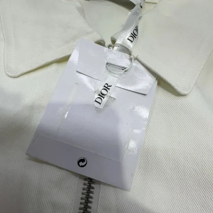 Dior Dior Casual White Short Sleeve Shirt 0079-2507 Size S / US 4 / IT 40 - 4 Thumbnail