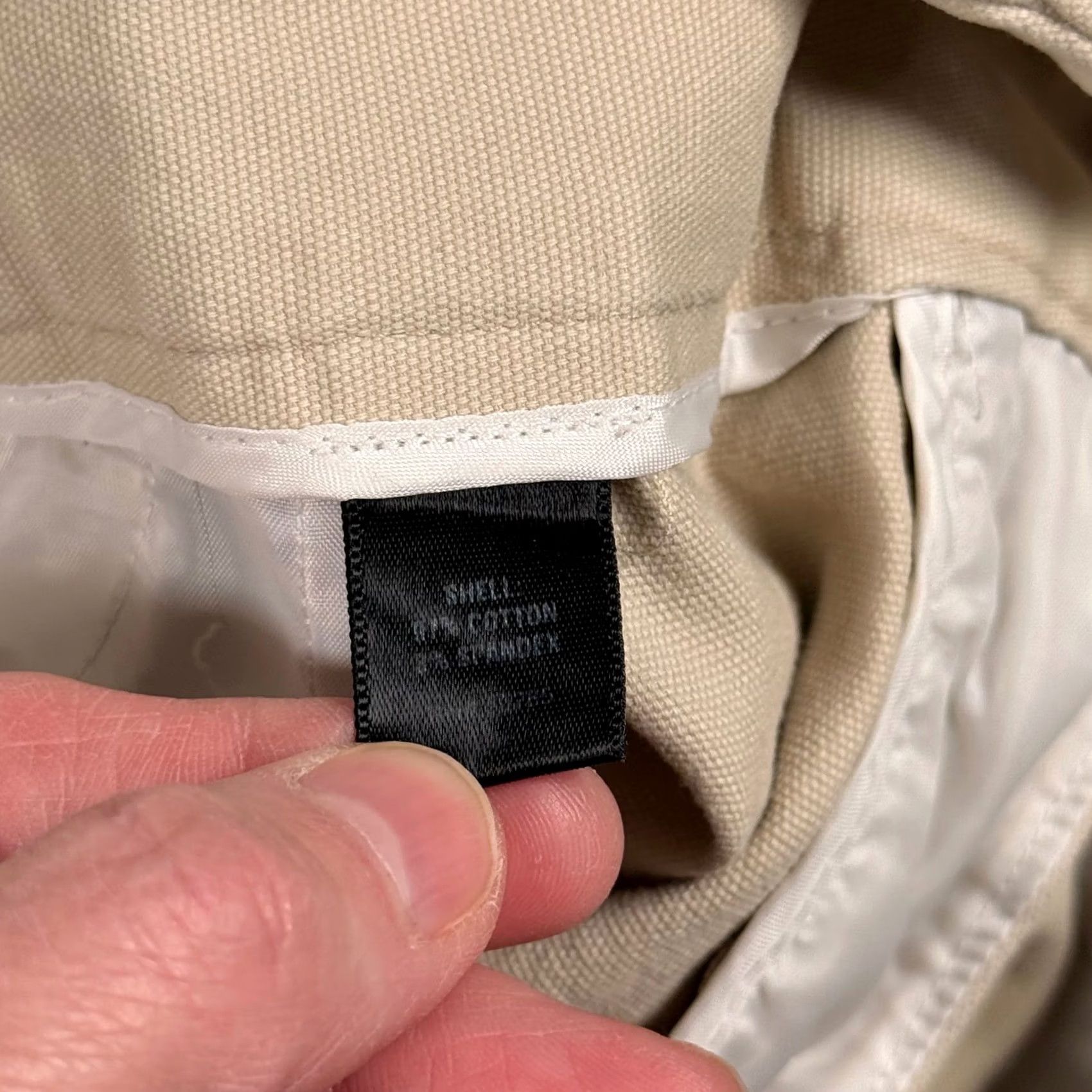 Express VINTAGE Y2K Express Editor Pants Khaki Tan Wide Flare Leg Career Workwear Retro Size 34" / US 12 / IT 48 - 5 Thumbnail