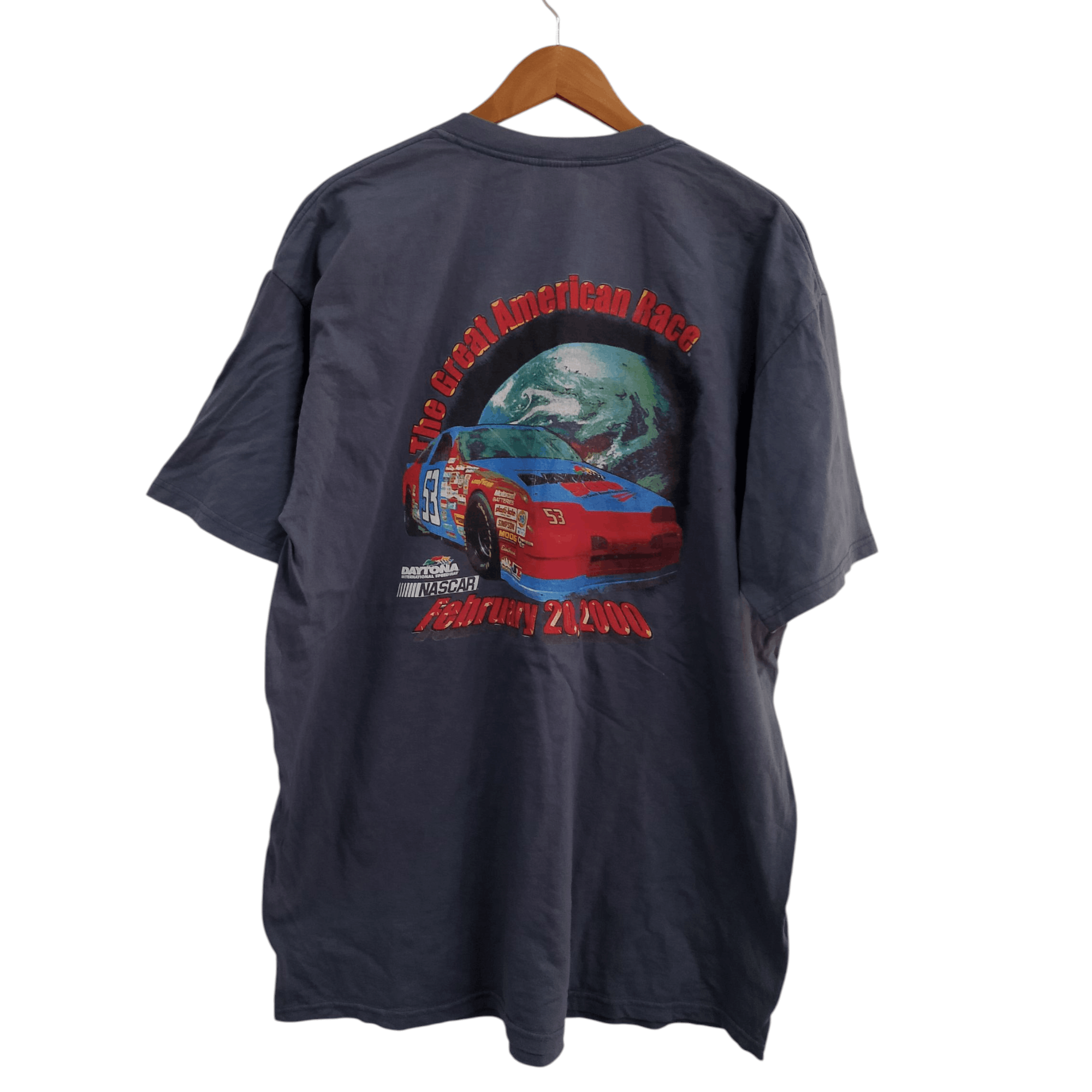 NASCAR Vintage 2000 NASCAR Daytona 500 T-Shirt Size US XXL / EU 58 / 5 - 2 Thumbnail