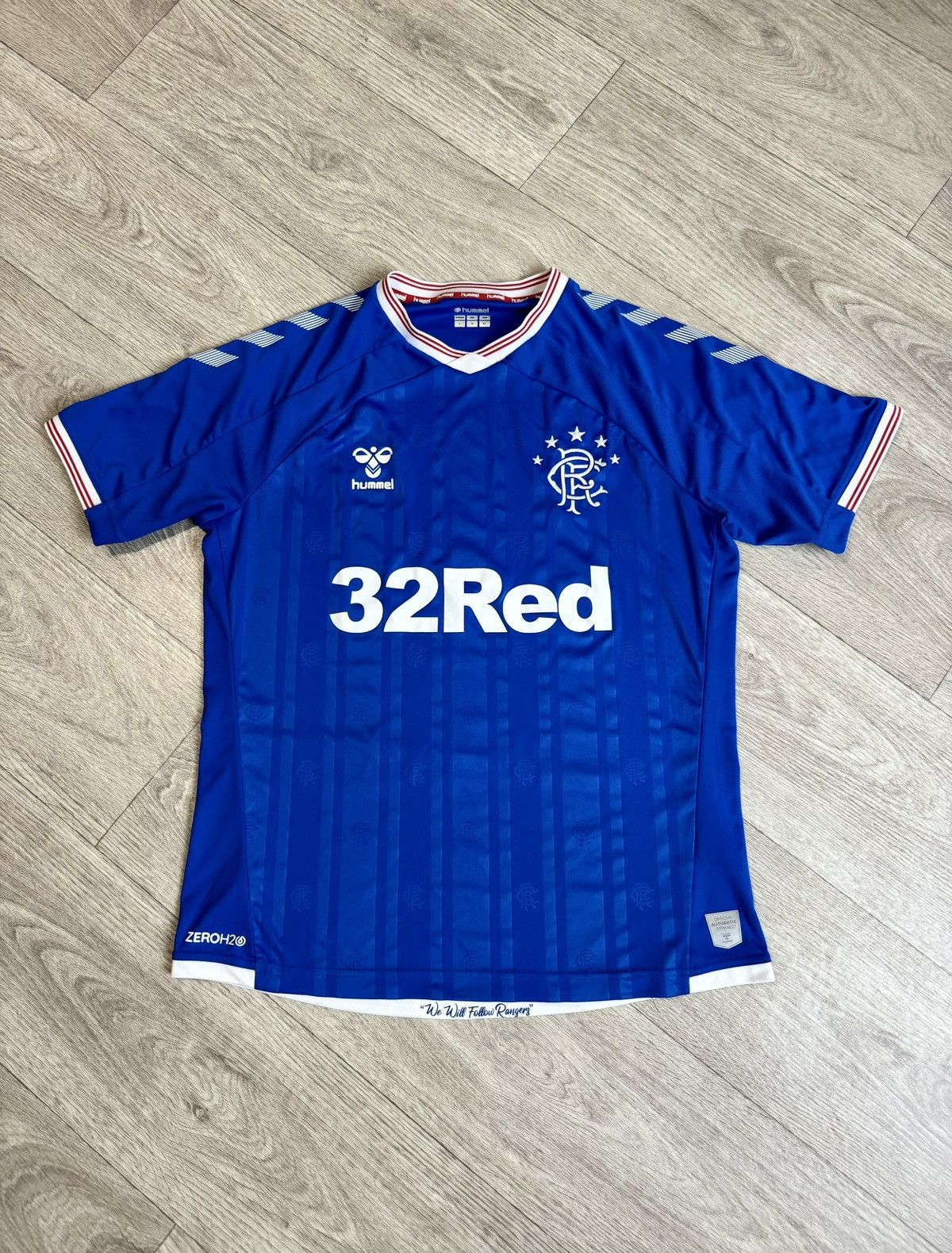 Hummel 🔷Hummel Glasgow Rangers 2019/20 Soccer jersey🔷 Size US L / EU 52-54 / 3 - 1 Thumbnail