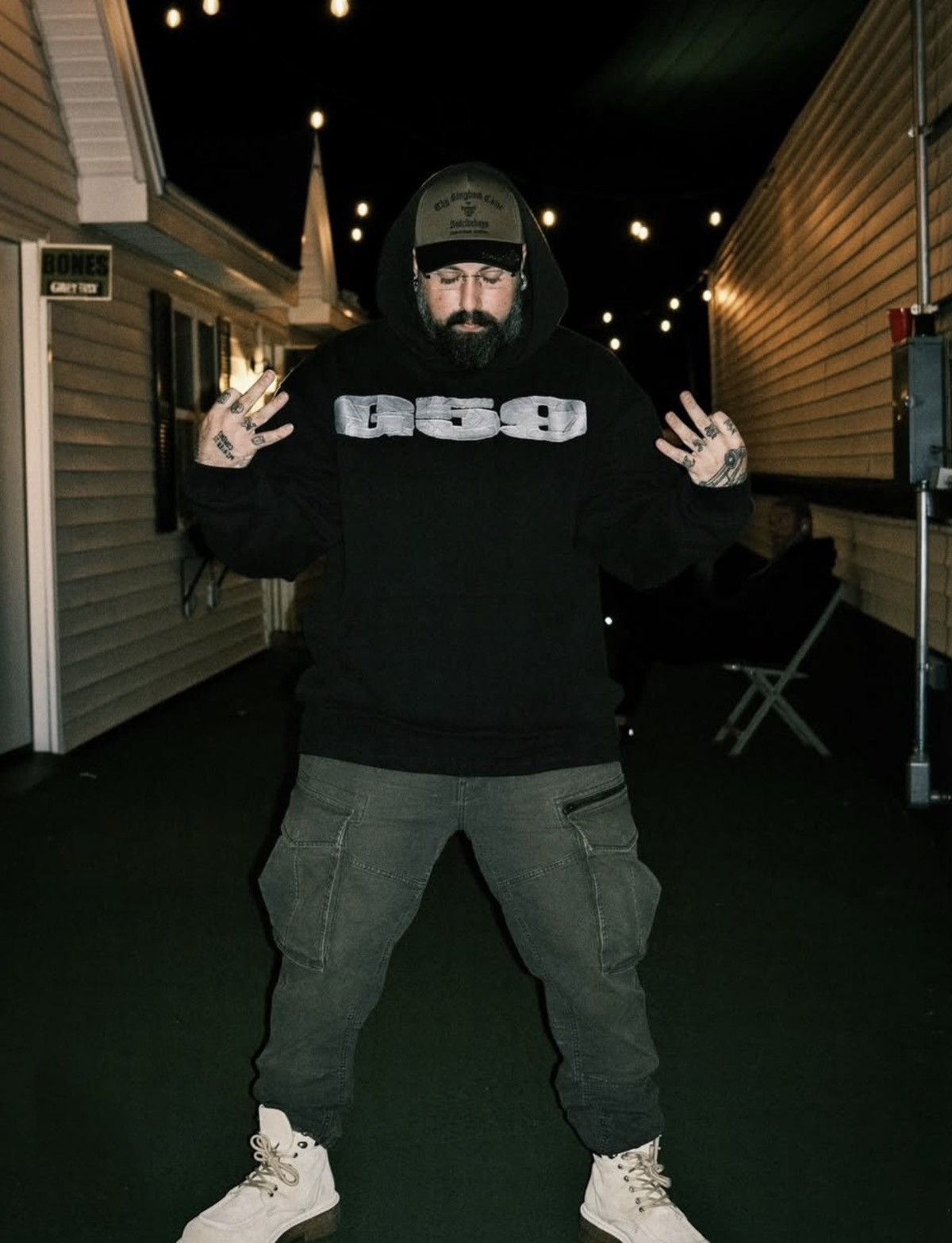 G59 Records $uicideboy$ x Ass Pizza G59 Duct Tape Hoodie Size US L / EU 52-54 / 3 - 3 Thumbnail