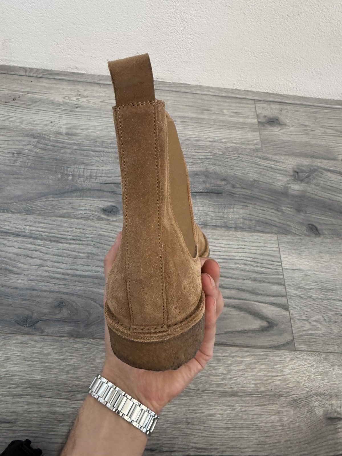 Bottega Veneta Tan Suede Chelsea Boots Size US 8 / EU 41 - 17 Thumbnail