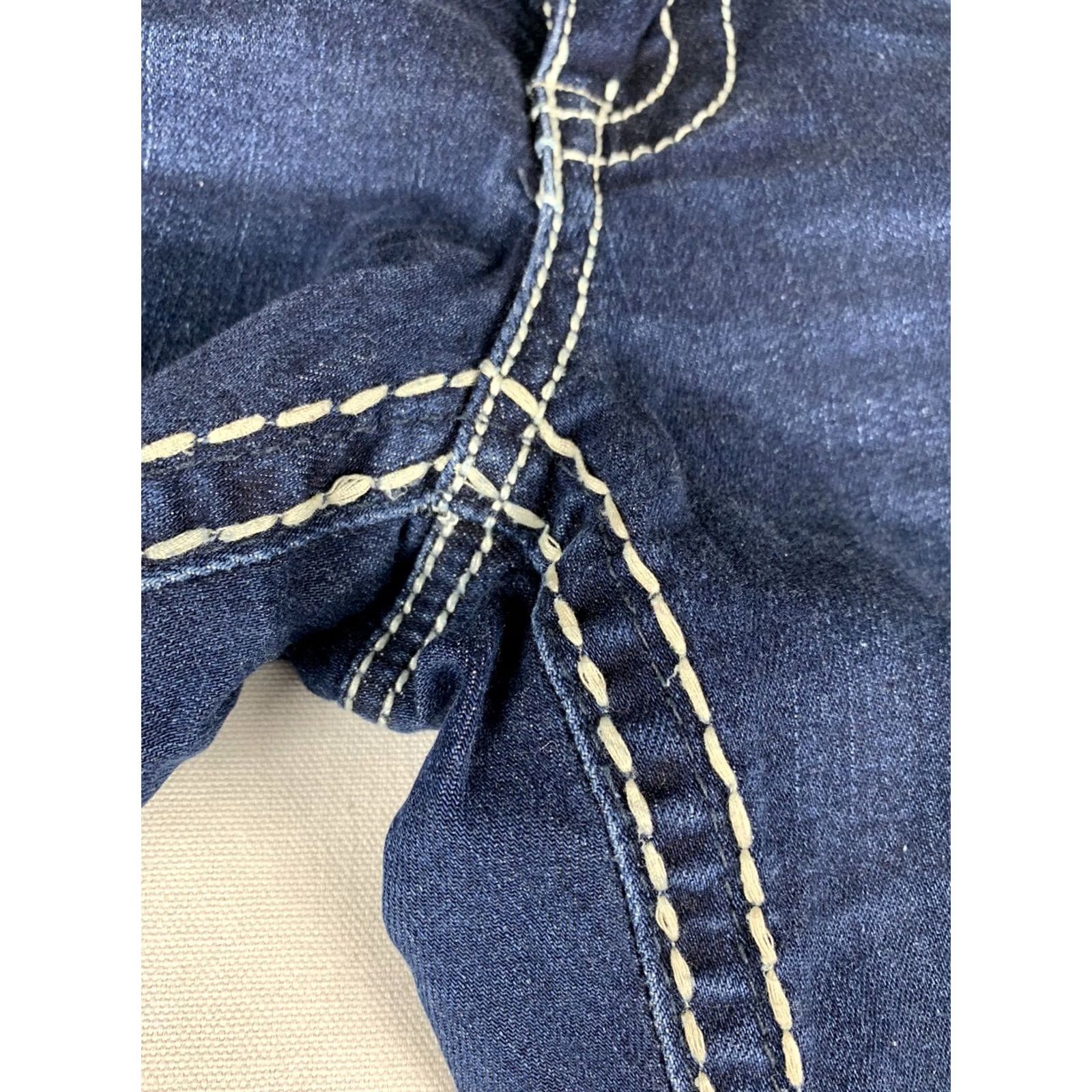 Vintage Knox Rose Skinny Crop Jeans Denim Capri Blue Size 2 28x25 Women Size 26" / US 2 / IT 38 - 2 Thumbnail