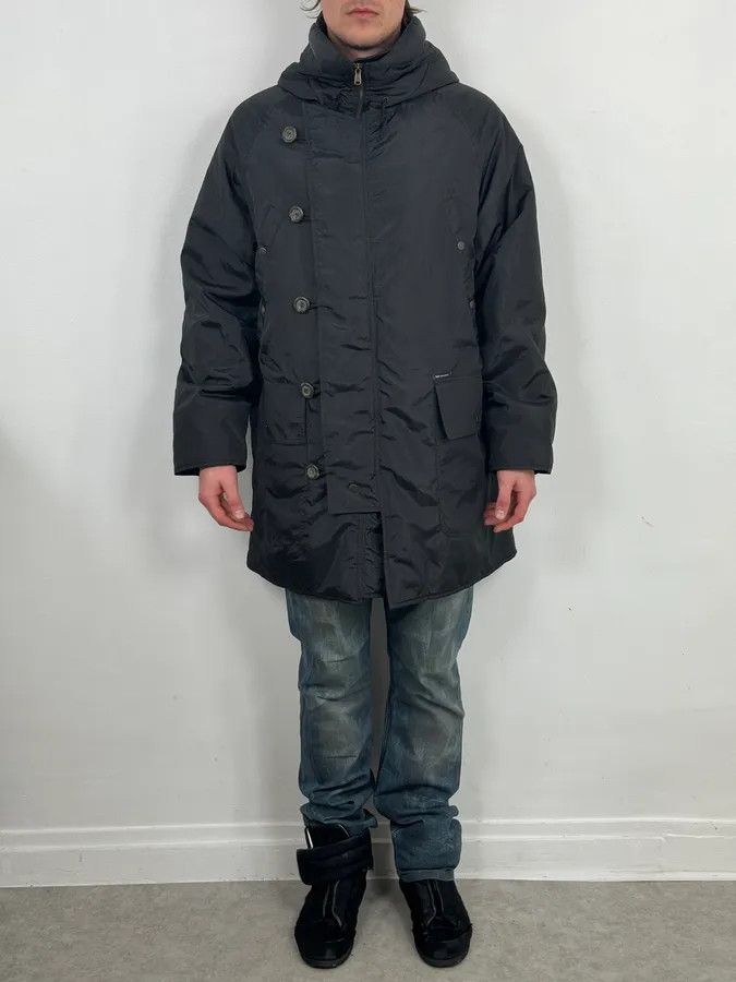 Dolce & Gabbana AW2003 Dolce & Gabbana Black Hooded Long Aviator Parka Jacket Size US M / EU 48-50 / 2 - 2 Thumbnail