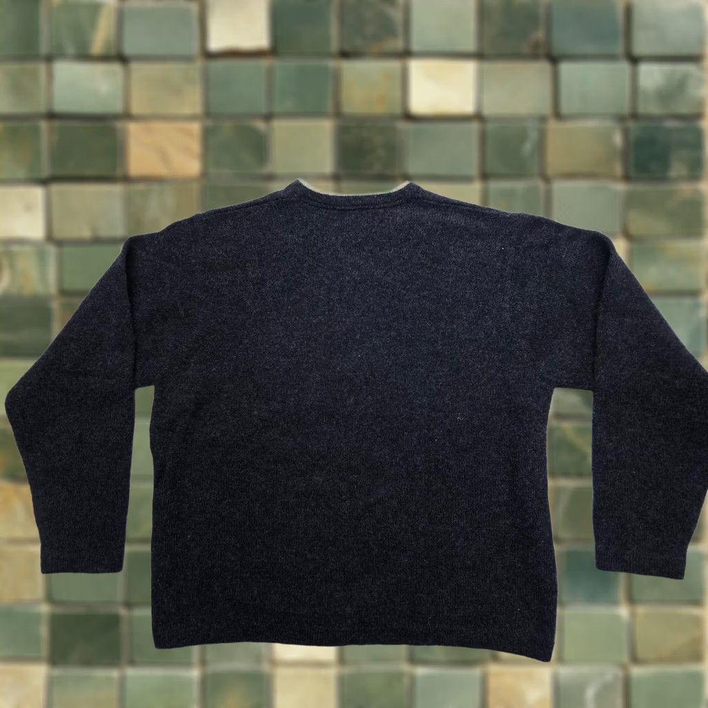 Vintage Woolrich Pullover Sweater Mens L V-Neck Knit Wool Heather Dark Grey 90s USA Casual Vintage Style Shirt Mens Size US L / EU 52-54 / 3 - 1 Thumbnail