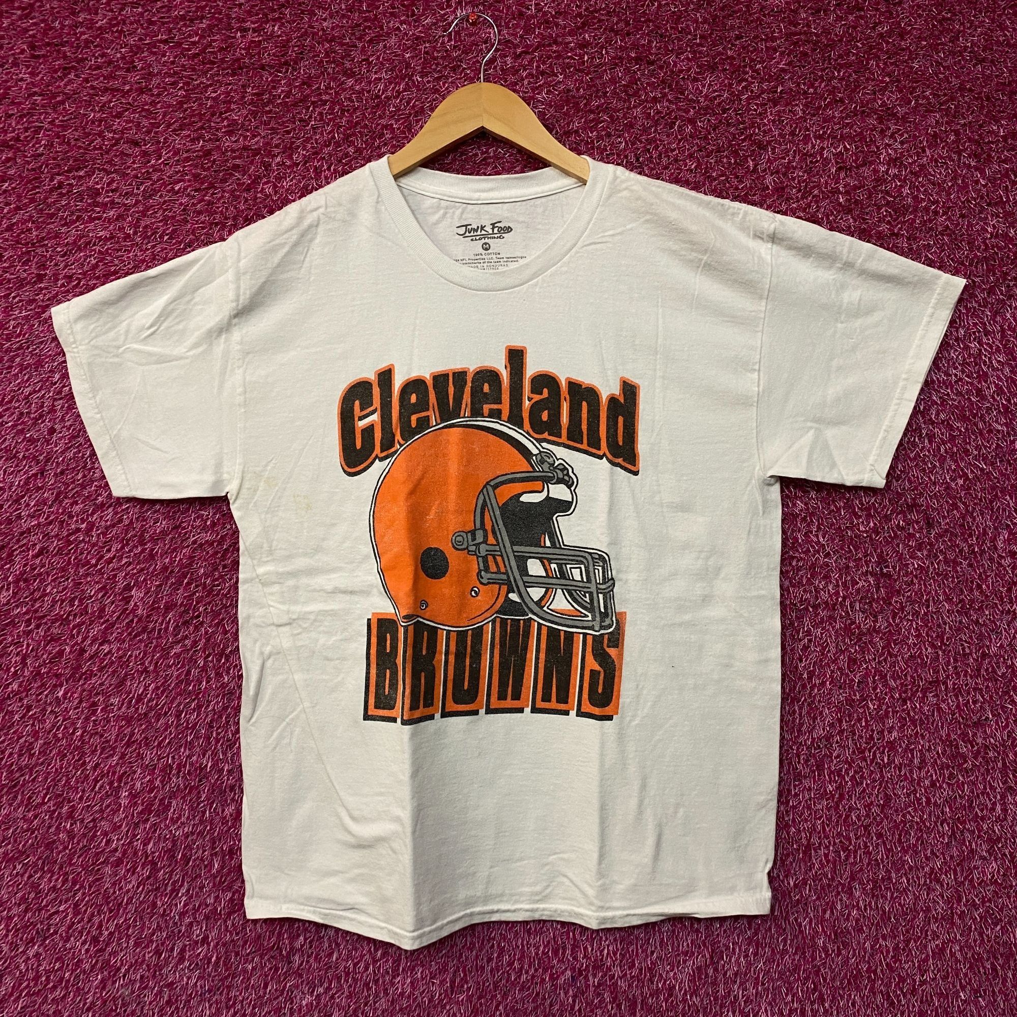 Junk Food Junk Food Clothing NFL Cleveland Browns Throwback Helmet T-S Size US M / EU 48-50 / 2 - 1 Thumbnail