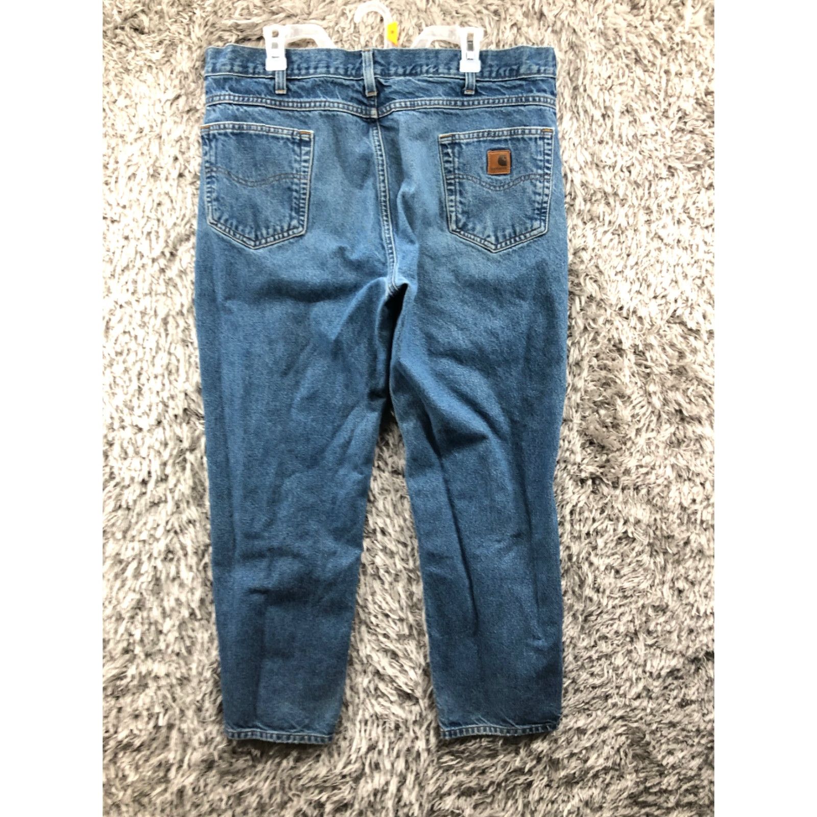 Carhartt Carhartt Jeans Size 40x30 Mens Mid Rise Straight Blue Stone Wash Denim Size US 40 / EU 56 - 5 Thumbnail