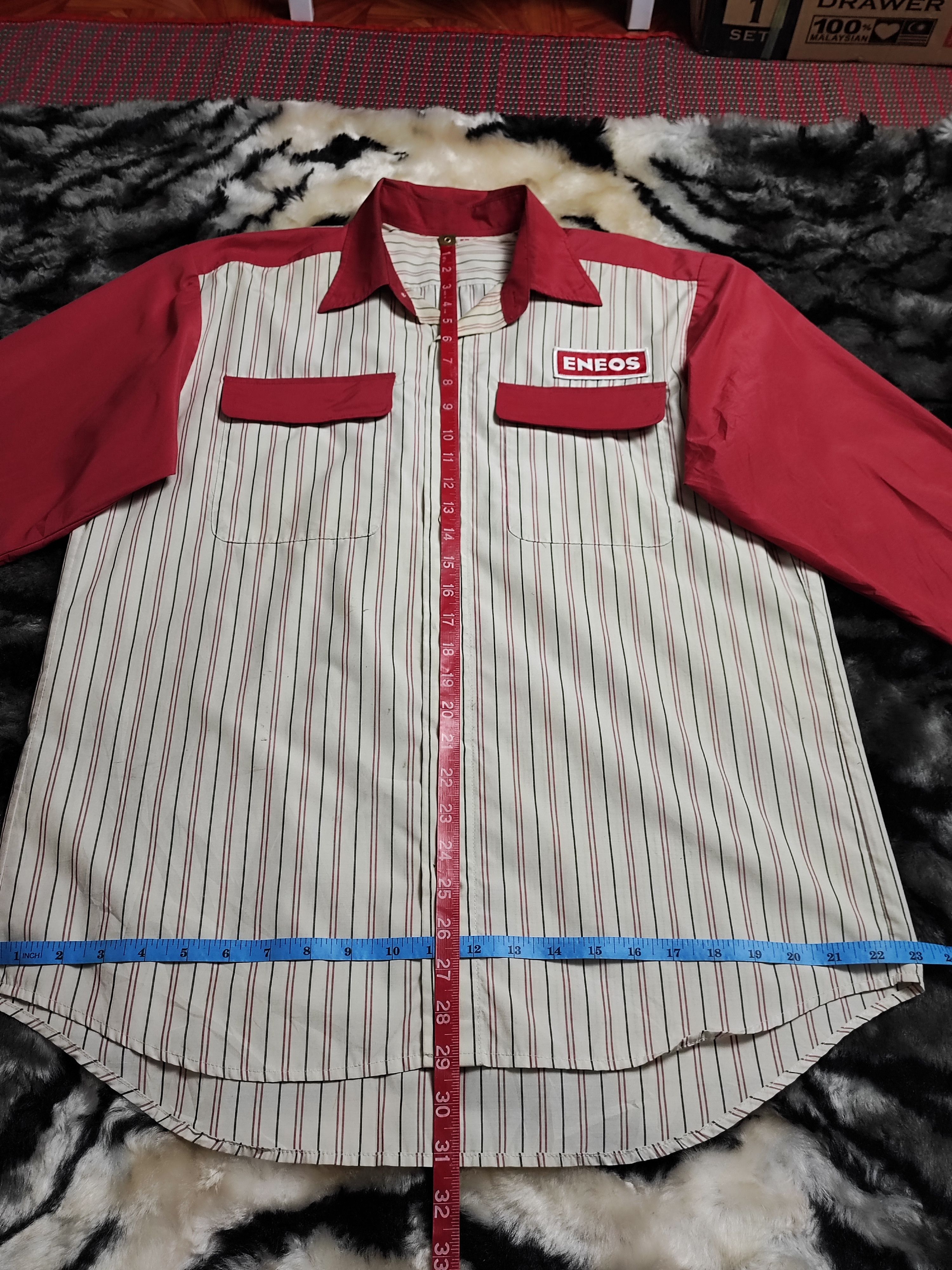 Japanese Brand Vintage Eneos Shirt Jdm Initial D Style Size US L / EU 52-54 / 3 - 11 Thumbnail
