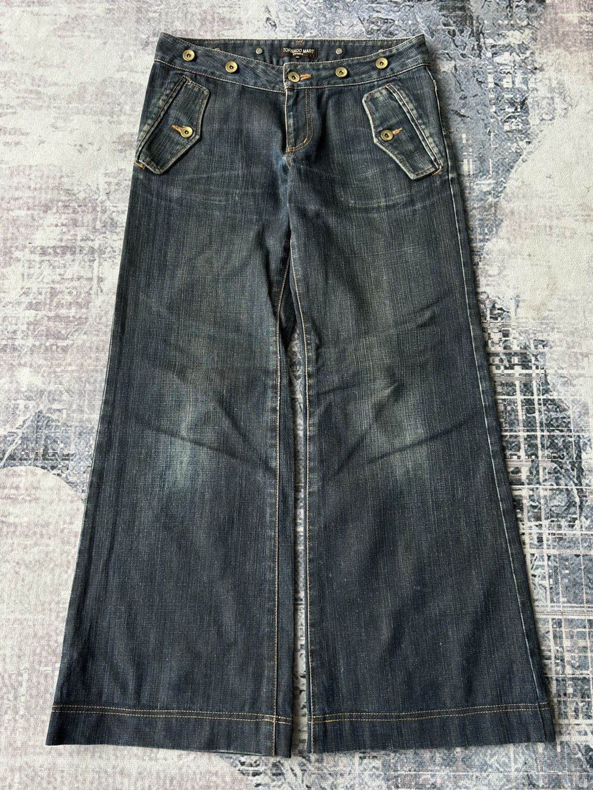 Tornado Mart Tornado Mart Lose Flared Pants Size US 30 / EU 46 - 2 Thumbnail