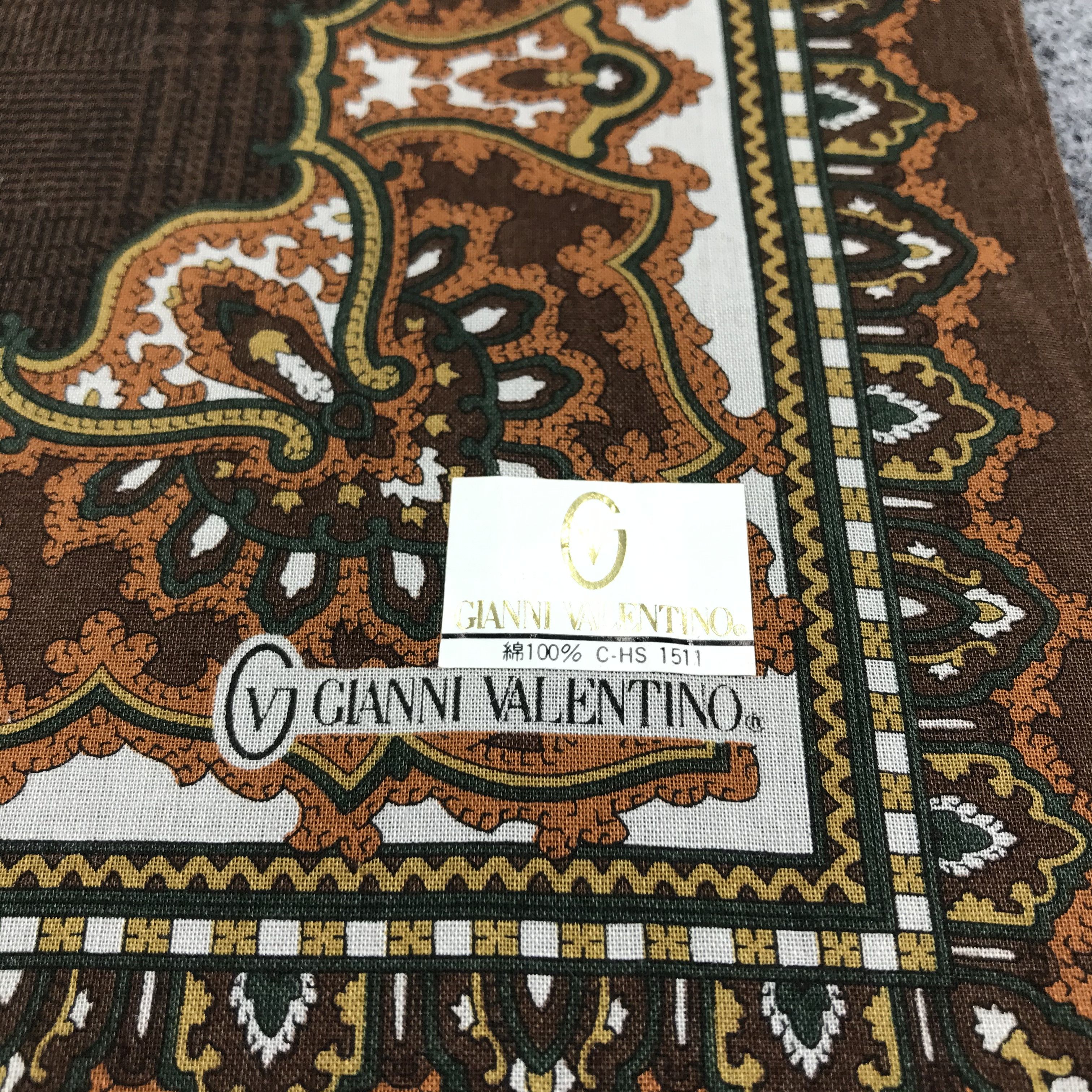 Vintage Gianni Valentino Handkerchief Bandana Neckerchief SCT062 Size ONE SIZE - 4 Thumbnail