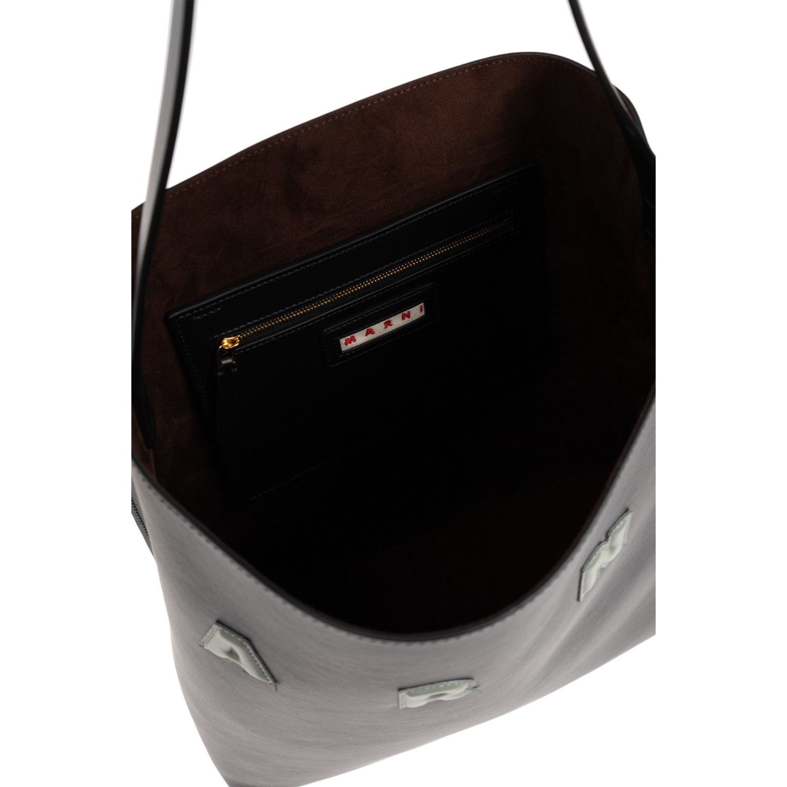 Marni MARNI Black Leather Shoulder Bag New & Authentic Size ONE SIZE - 4 Thumbnail