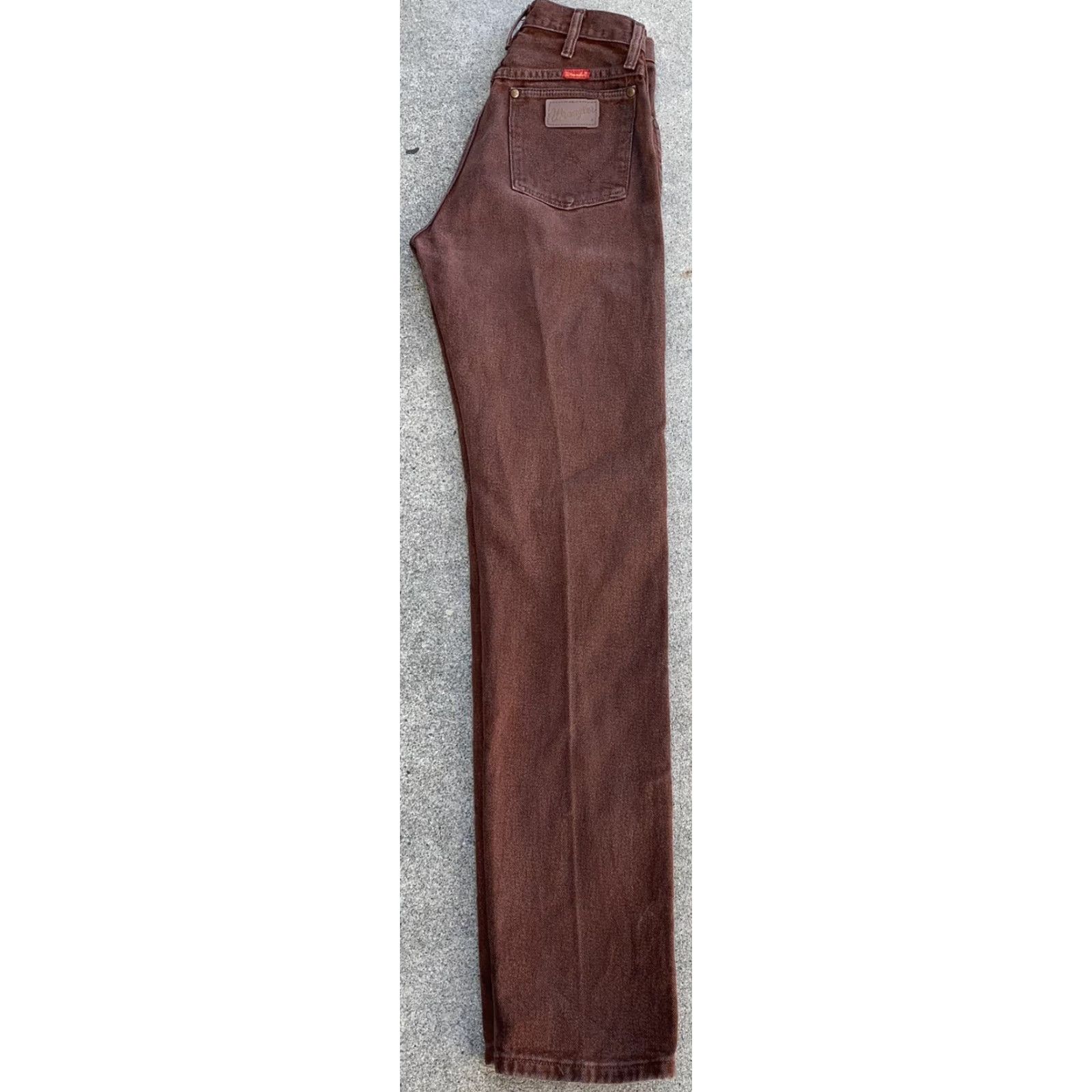 Wrangler VINTAGE Wrangler Jeans High Waist Brown size 7 X 36 27 in Waist 35.5 in Inseam Womens? (No gender specified) Size 28" / US 6 / IT 42 - 3 Thumbnail