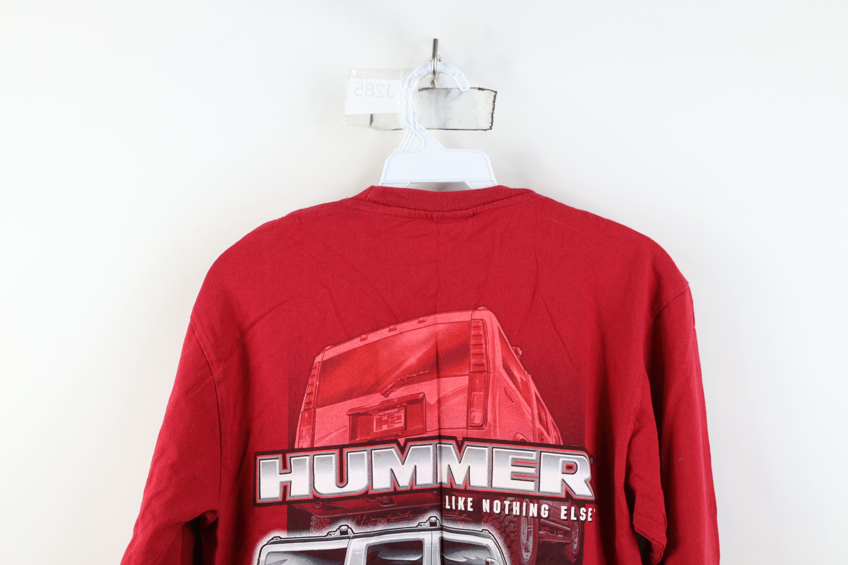 Vintage Vintage Y2K Streetwear H2 Car Long Sleeve T-Shirt Red Cotton Size US M / EU 48-50 / 2 - 13 Thumbnail