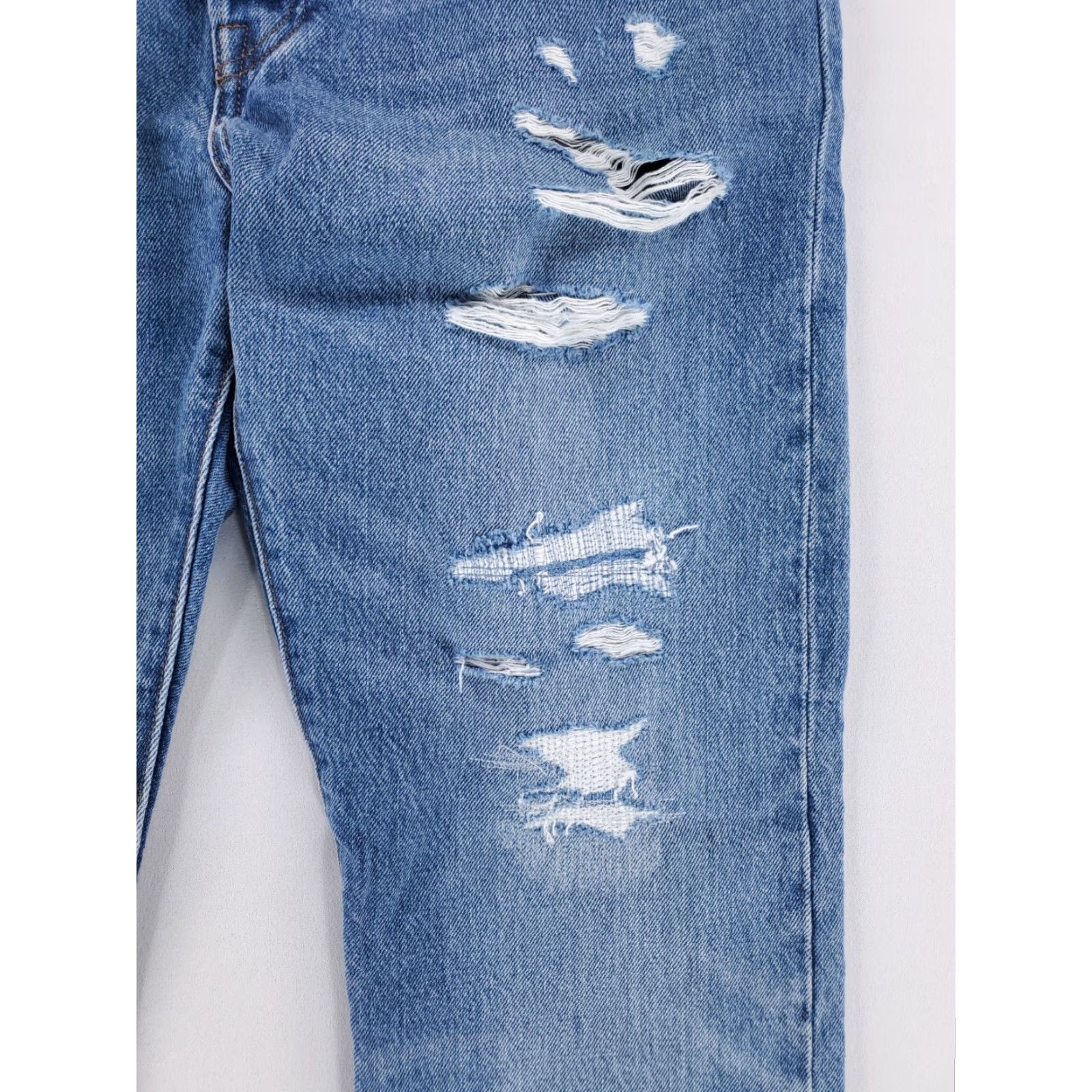 Levi's VINTAGE Levi's 501 150th Anniversary Distressed Redline Selvage Blue Jeans Mens 32 x 30 Size US 32 / EU 48 - 5 Thumbnail