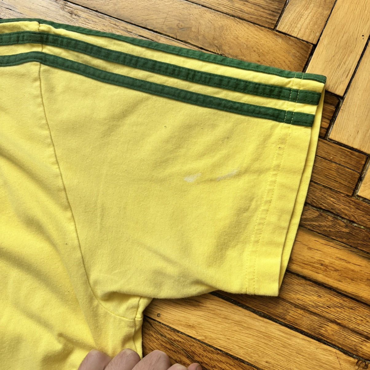 Adidas × Vintage Vintage Adidas Brazil Colour Big logo T-Shirt Size US L / EU 52-54 / 3 - 4 Thumbnail