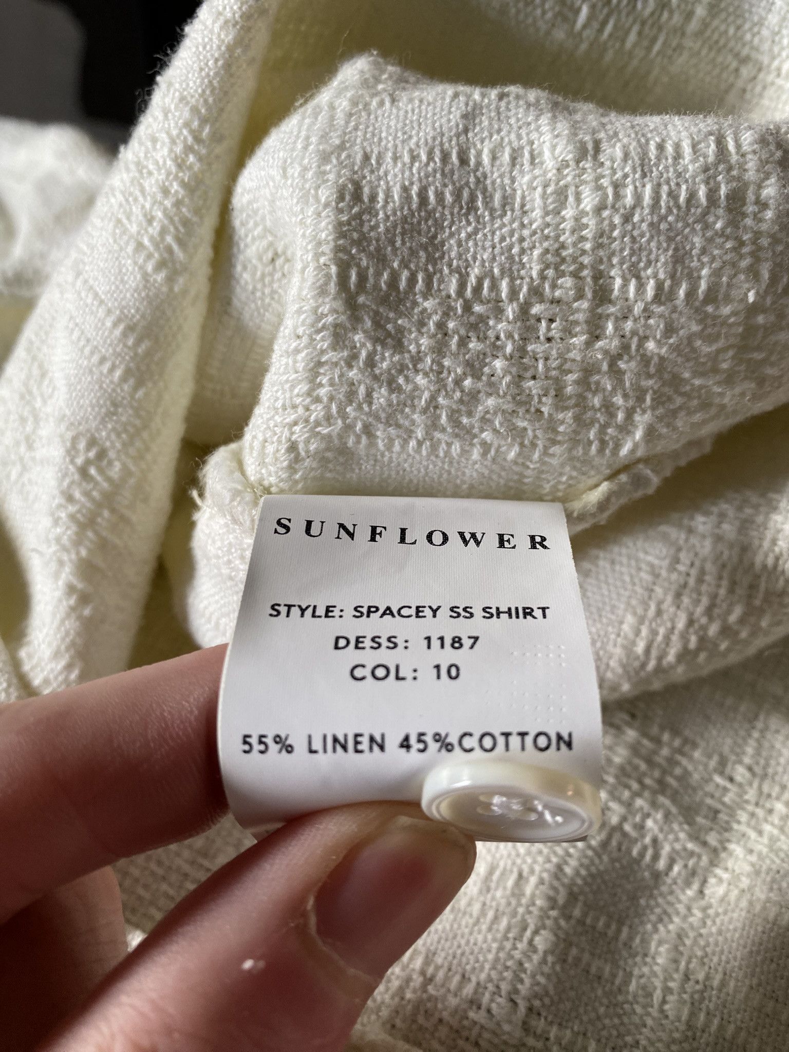 Sunflower NWT - Spacey SS Shirt - Off White Size US S / EU 44-46 / 1 - 17 Thumbnail