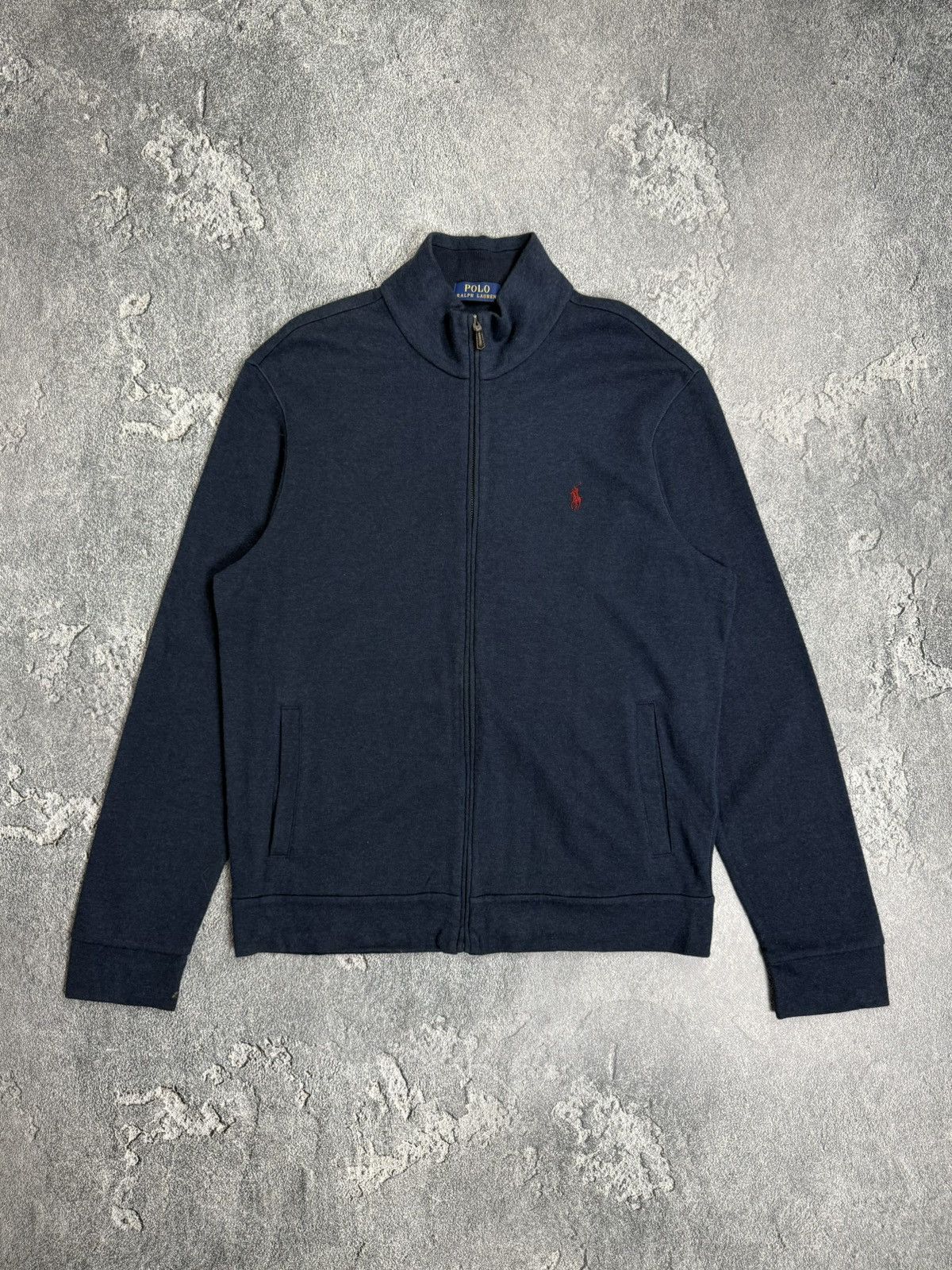 Vintage Polo Ralph Lauren VNTG Mini Logo Full Zip Sweater Jacket Size US L / EU 52-54 / 3 - 5 Thumbnail