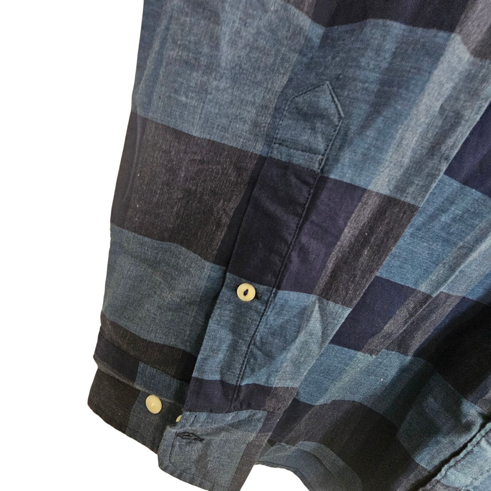 Bonobos Bonobos Shirt Blue Checker Long Sleeve Button Front Men L Size US L / EU 52-54 / 3 - 4 Thumbnail