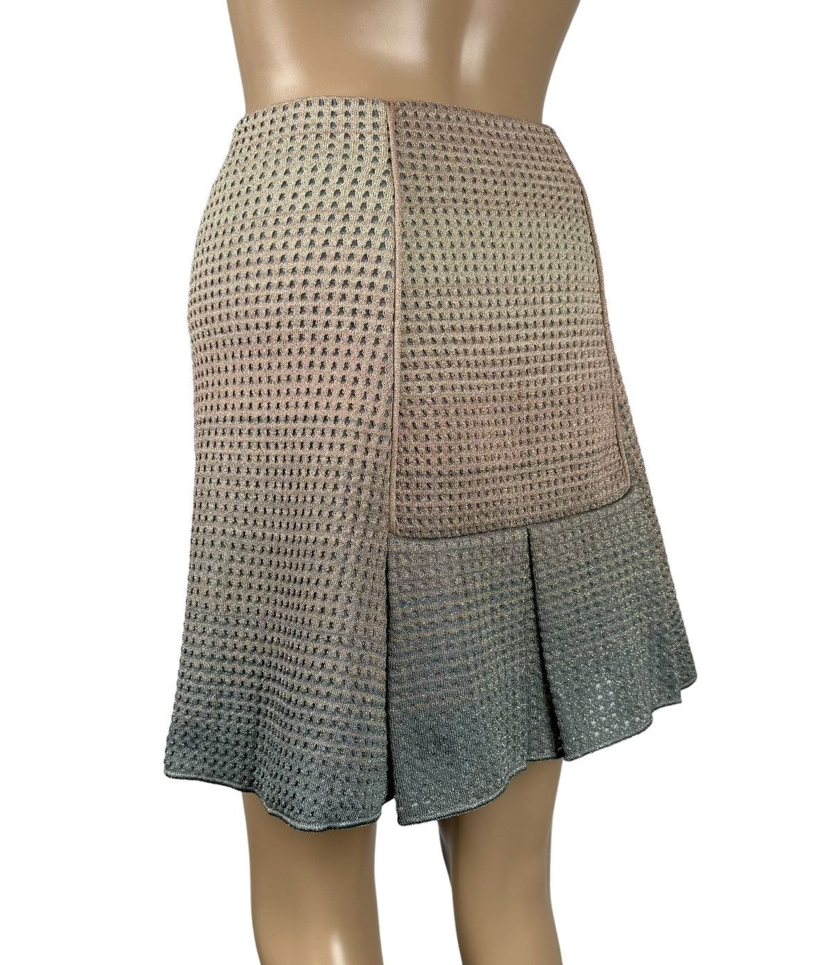 Missoni Missoni Knit Mini Skirt Multicolor Polyester-Metal size 38 Size 26" / US 2 / IT 38 - 9 Thumbnail
