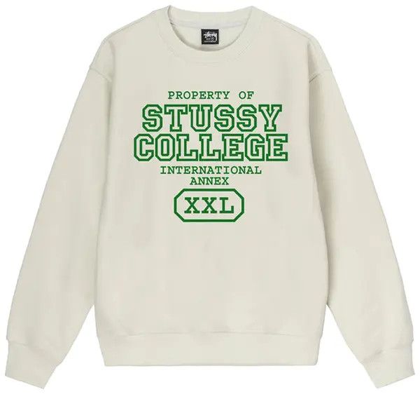 Stussy Stussy Property Of Crew 'Stone' Size US XL / EU 56 / 4 - 1 Thumbnail