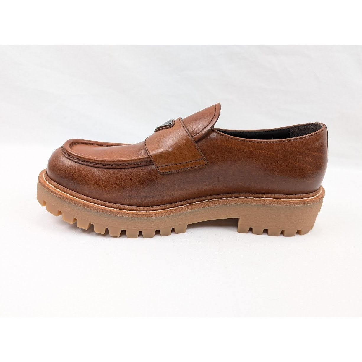 Prada o1rshd1 Calzature Uomo Shoes in Cognac Size US 12 / EU 45 - 7 Thumbnail