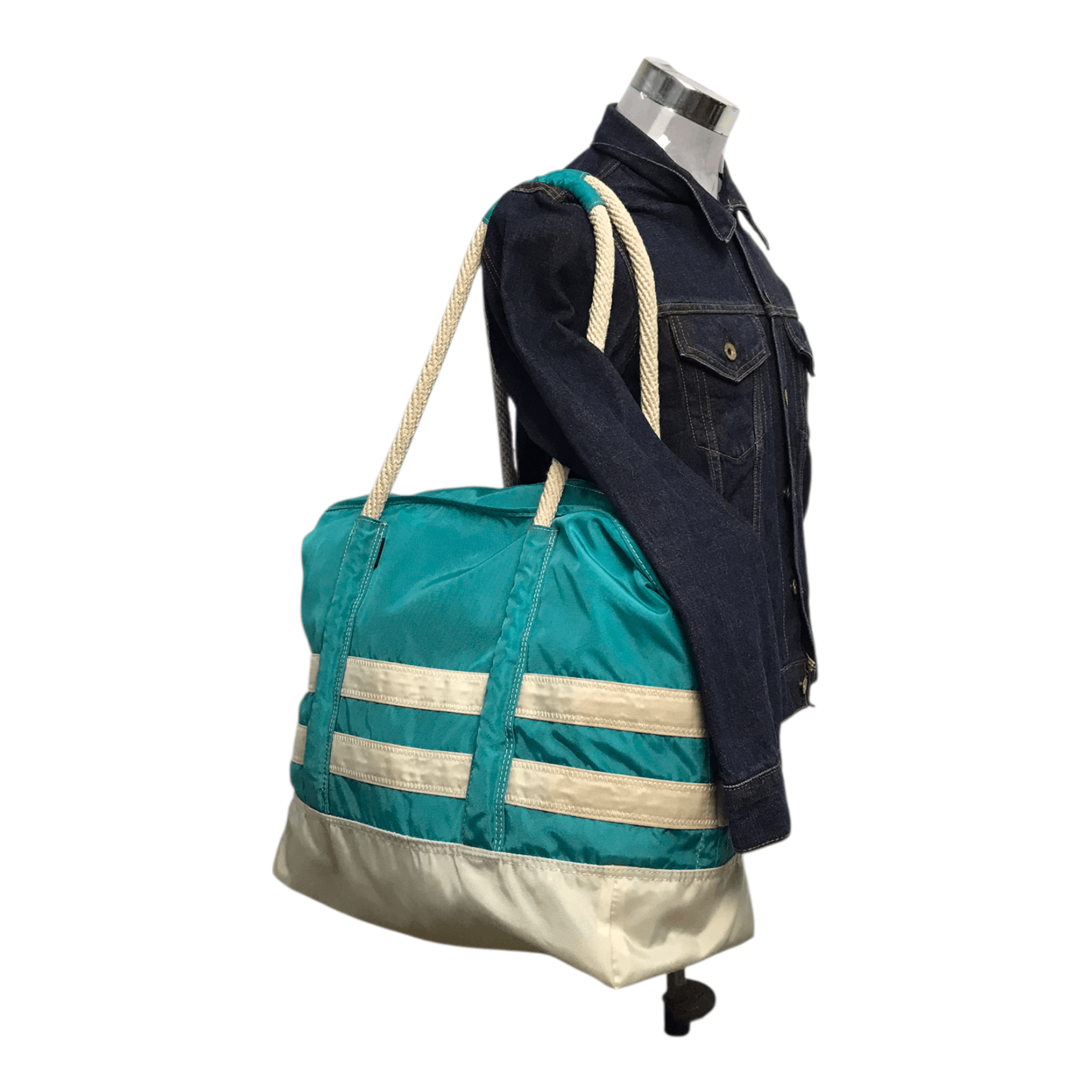 L.L. Bean Vintage 90s LL Bean Nylon Rope Handle Bag Size ONE SIZE - 2 Thumbnail