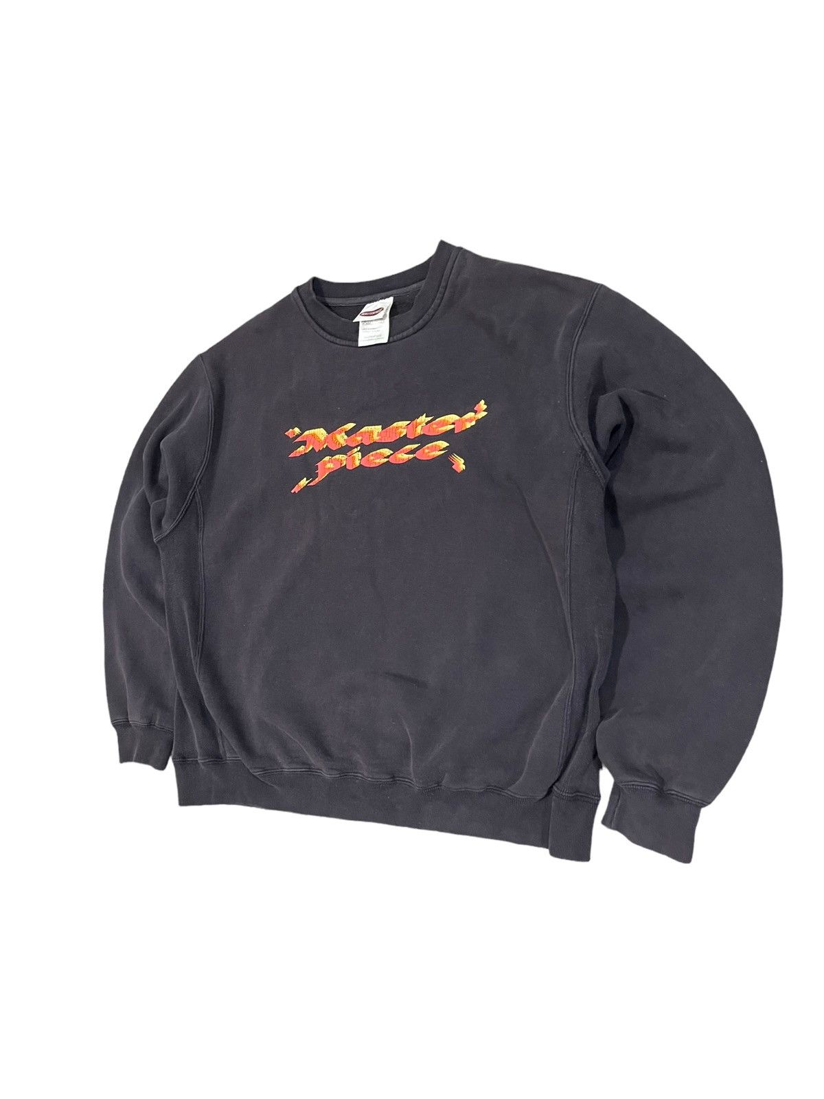 MasterPiece Vintage Masterpiece Spellout Logo Sweatshirt Size US XL / EU 56 / 4 - 3 Thumbnail