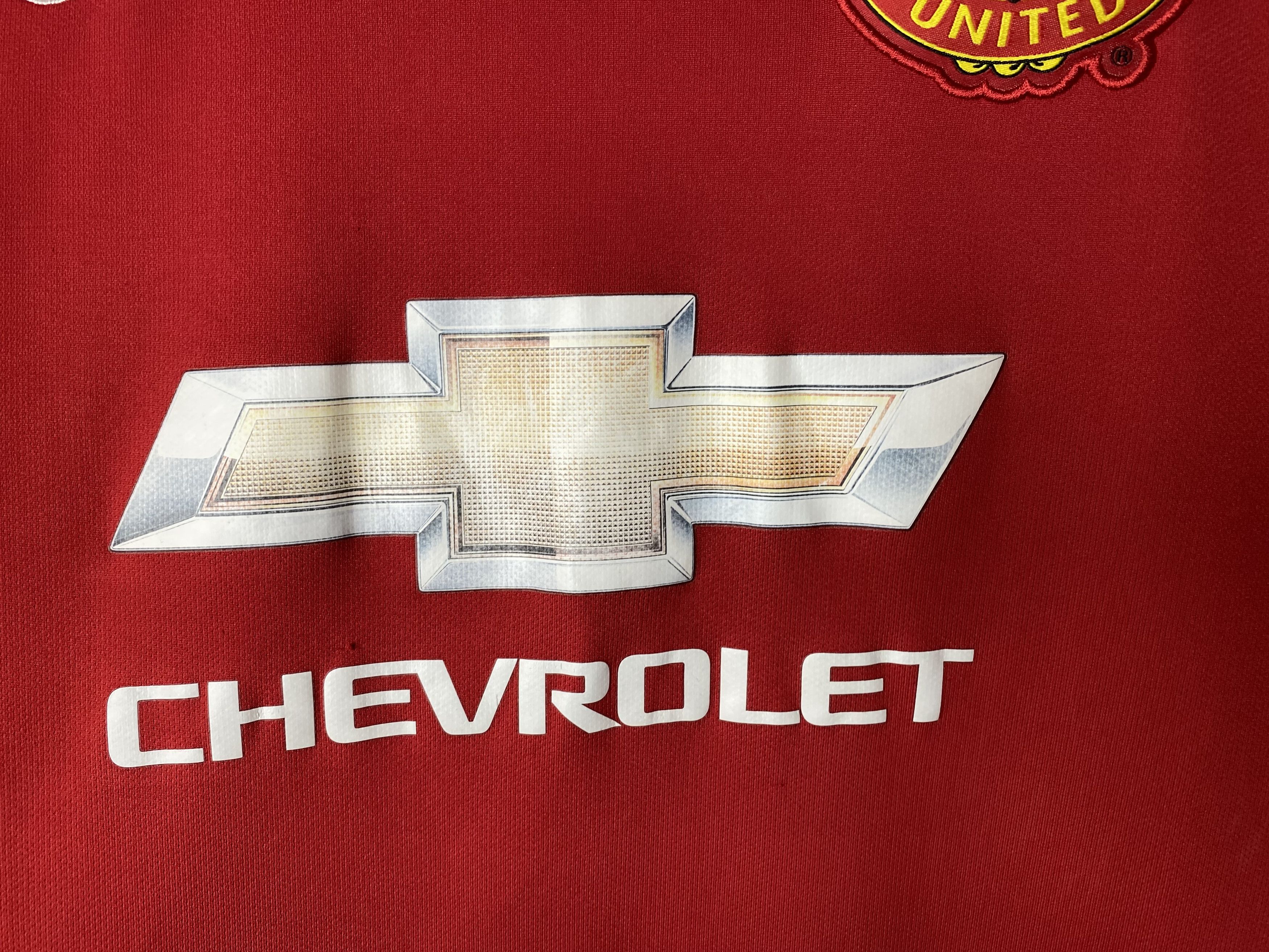 Nike MANCHESTER UNITED 2014-15 HOME FOOTBALL SHIRT SOCCER JERSEY Size US L / EU 52-54 / 3 - 3 Thumbnail