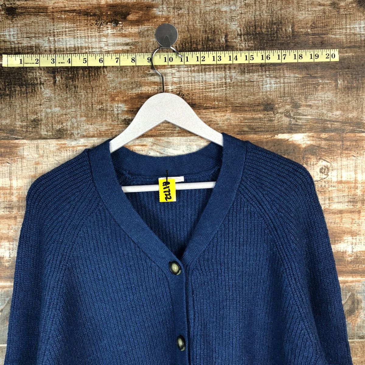 GU GU Blue Cardigan Knitwear #A1722 Size L / US 10 / IT 46 - 4 Thumbnail