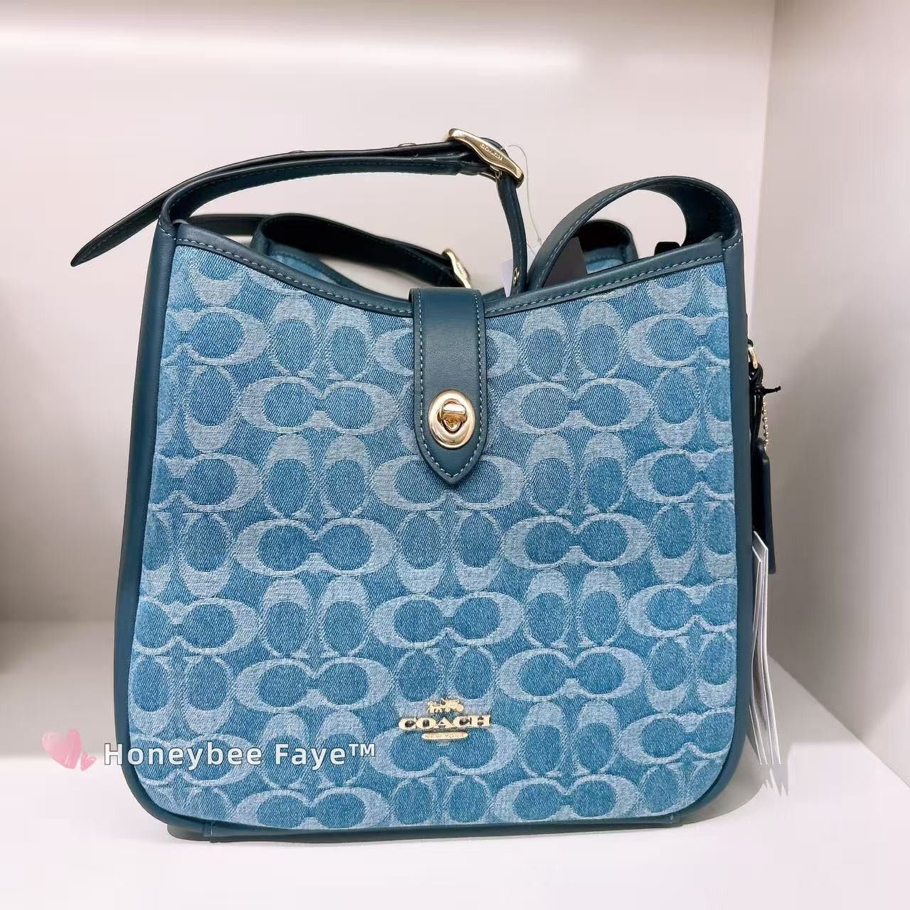 Coach Hadley Convertible Crossbody Bag In Signature Denim CDB98 Size ONE SIZE - 1 Thumbnail