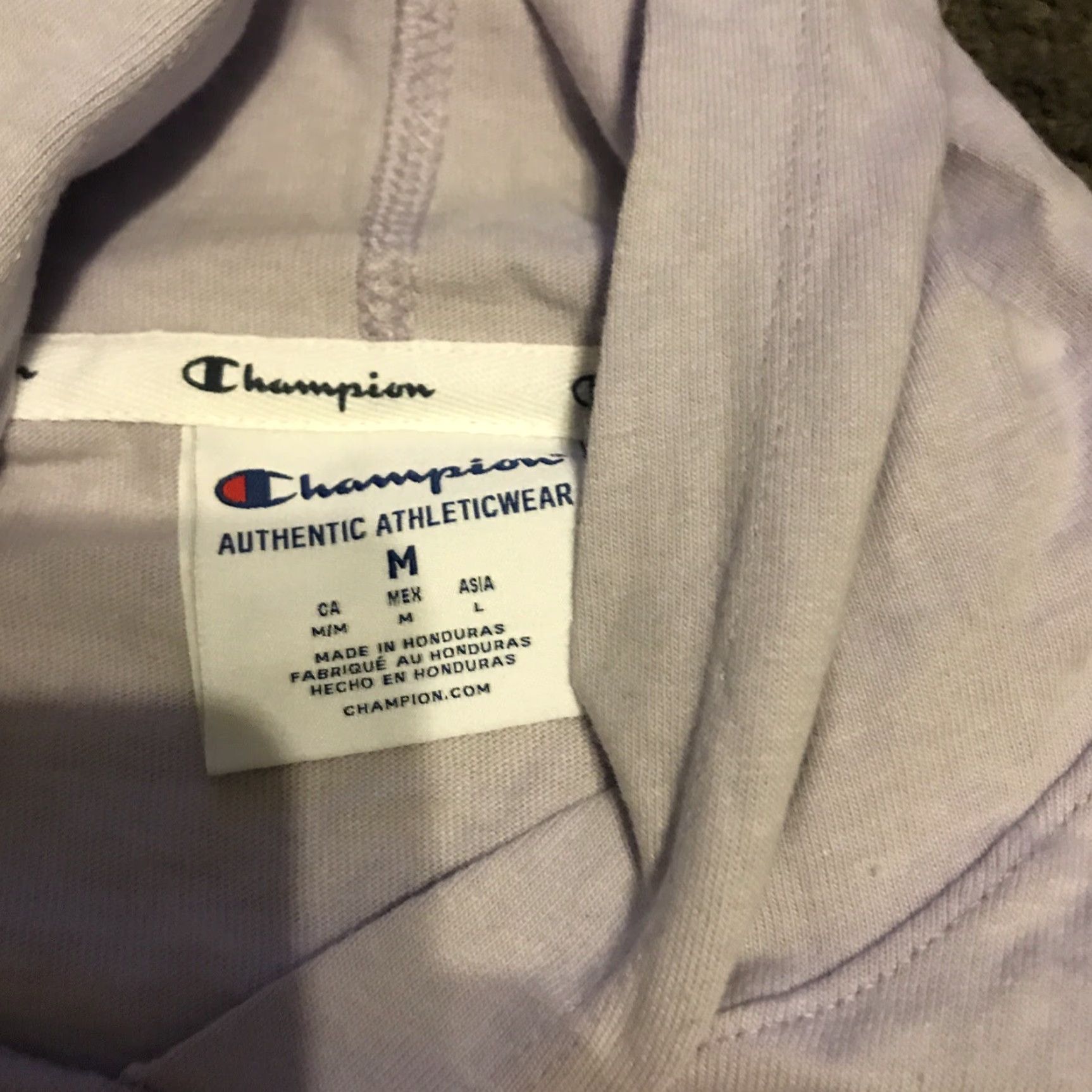 Champion Champion Women's Game Day Hoodie Light Purple Size Medium Purple Solid Lightweight Crewneck Pullover Sweatshirt Logo College Sportswear Womens Size M / US 6-8 / IT 42-44 - 2 Thumbnail