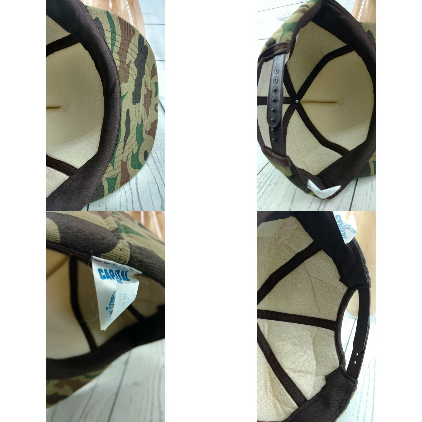 Kapital VINTAGE Snapback Camo Hunting Duck Deer Baseball Cap Hat Trucker Advertisement Size ONE SIZE - 8 Thumbnail