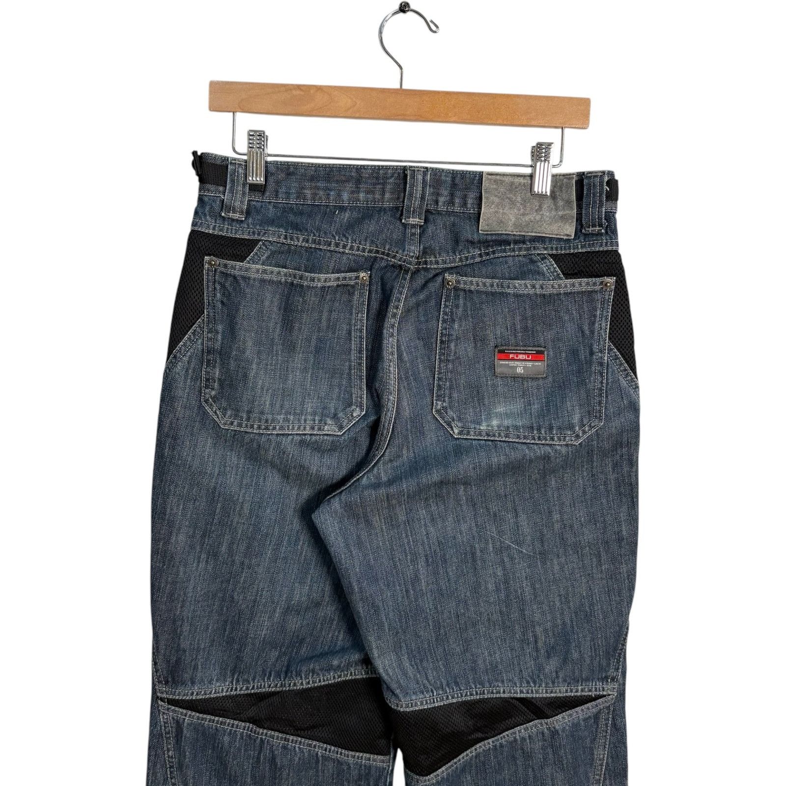 Fubu Vintage FUBU Straight Leg Denim Jeans 32x33 Size US 32 / EU 48 - 6 Thumbnail