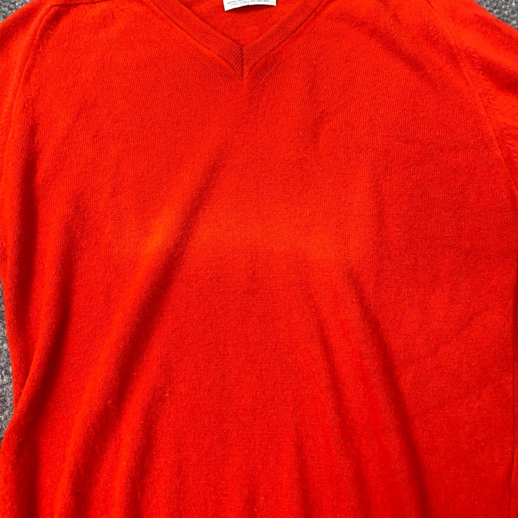 Vintage VINTAGE Golf-Abouts Sweater Mens Medium Red V-Neck Knit Pullover Size US M / EU 48-50 / 2 - 2 Thumbnail