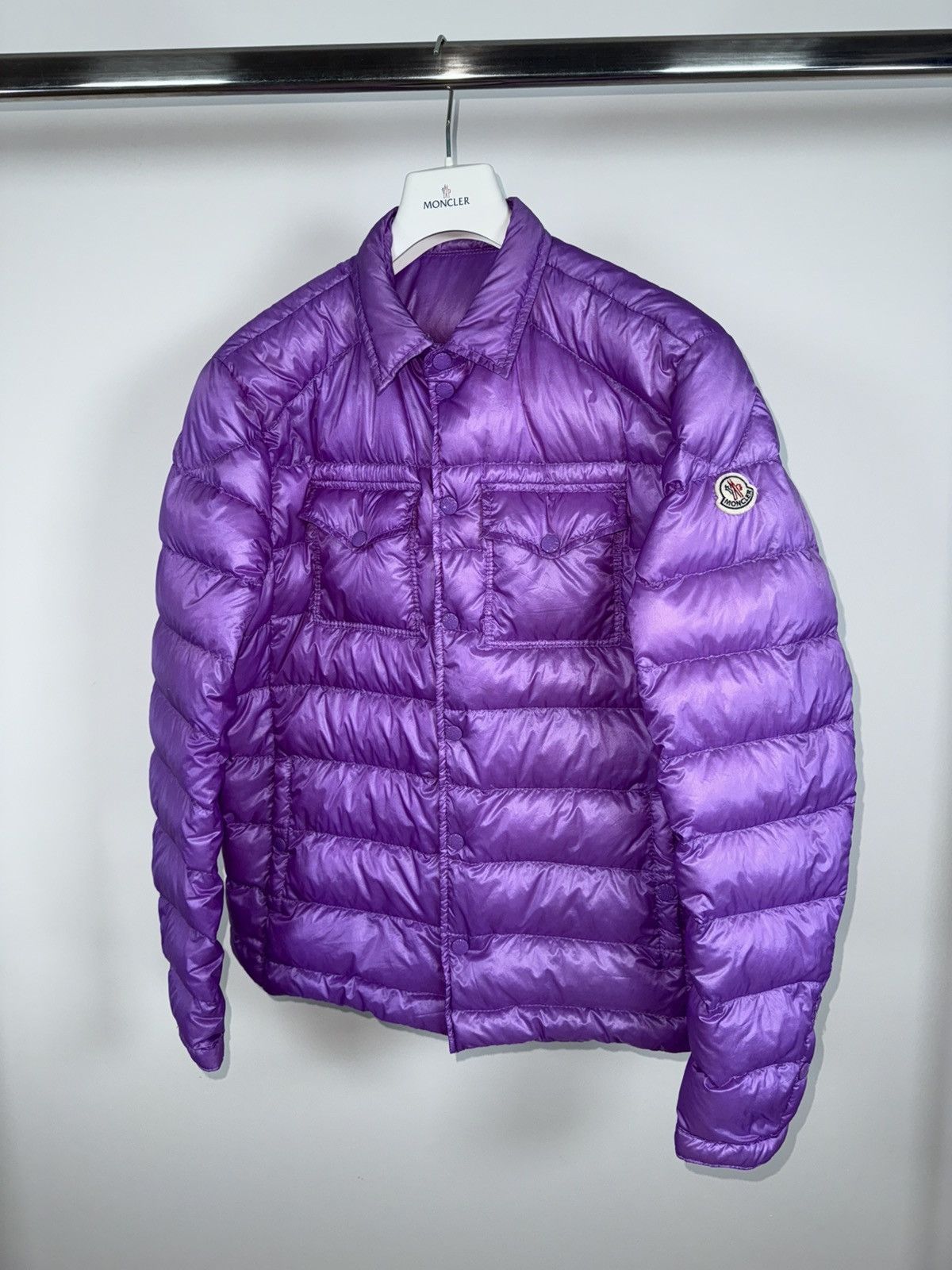 Moncler Moncler Men’s Jacket Gregoire Size 6 (XL) Lilac Size US XL / EU 56 / 4 - 2 Thumbnail