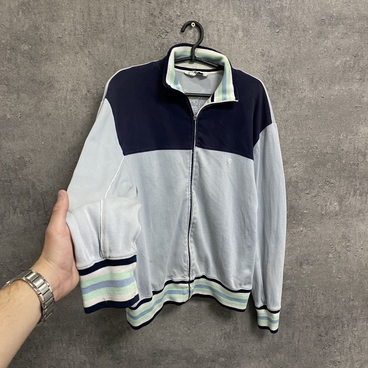 Yves Saint Laurent Vintage Yves Saint Laurent Sweatshirt Zip Up Jumper YSL Size US L / EU 52-54 / 3 - 2 Thumbnail