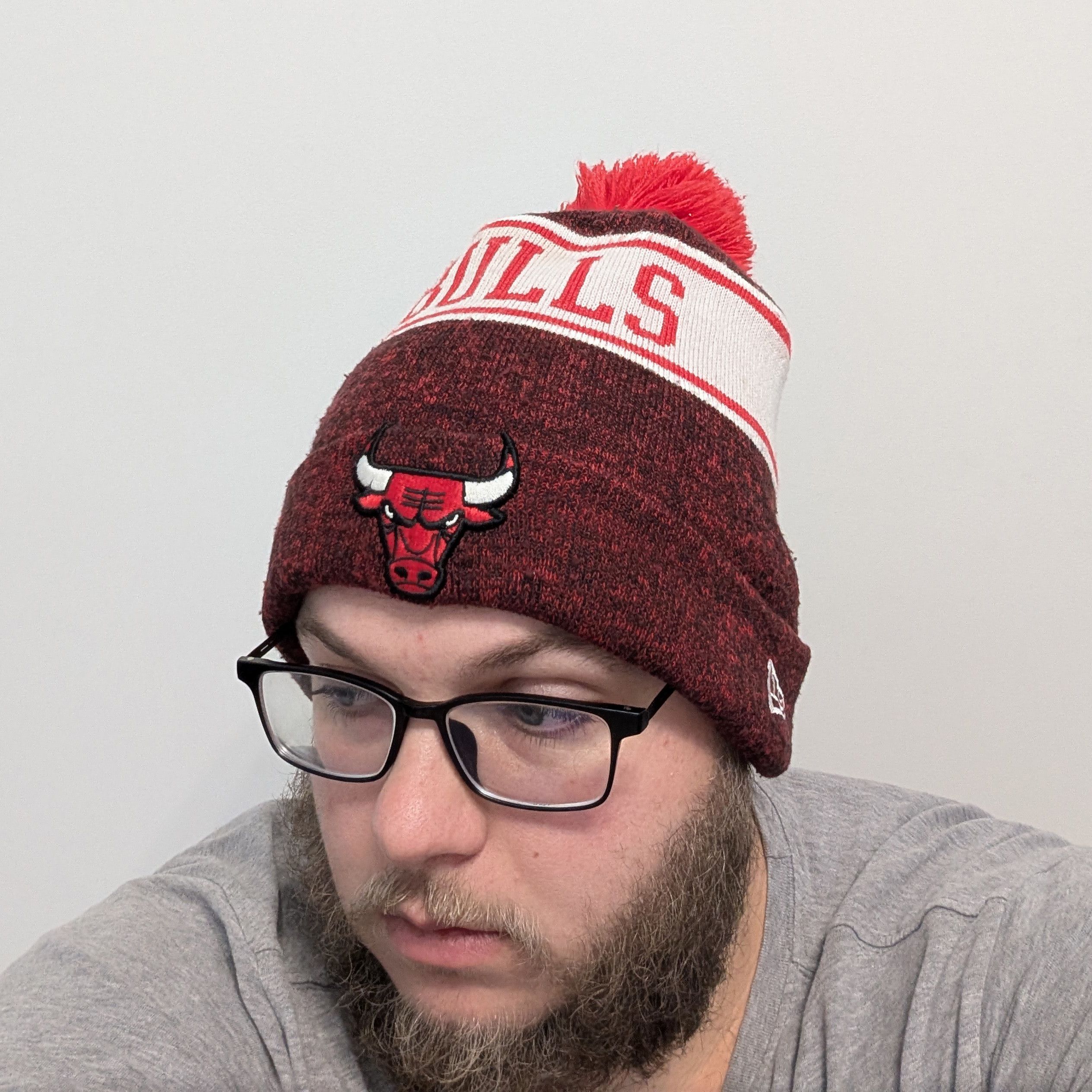 New Era New Era Chicago Bulls Beanie Hat One Hardwood NBA Tuke Pom Size ONE SIZE - 9 Thumbnail