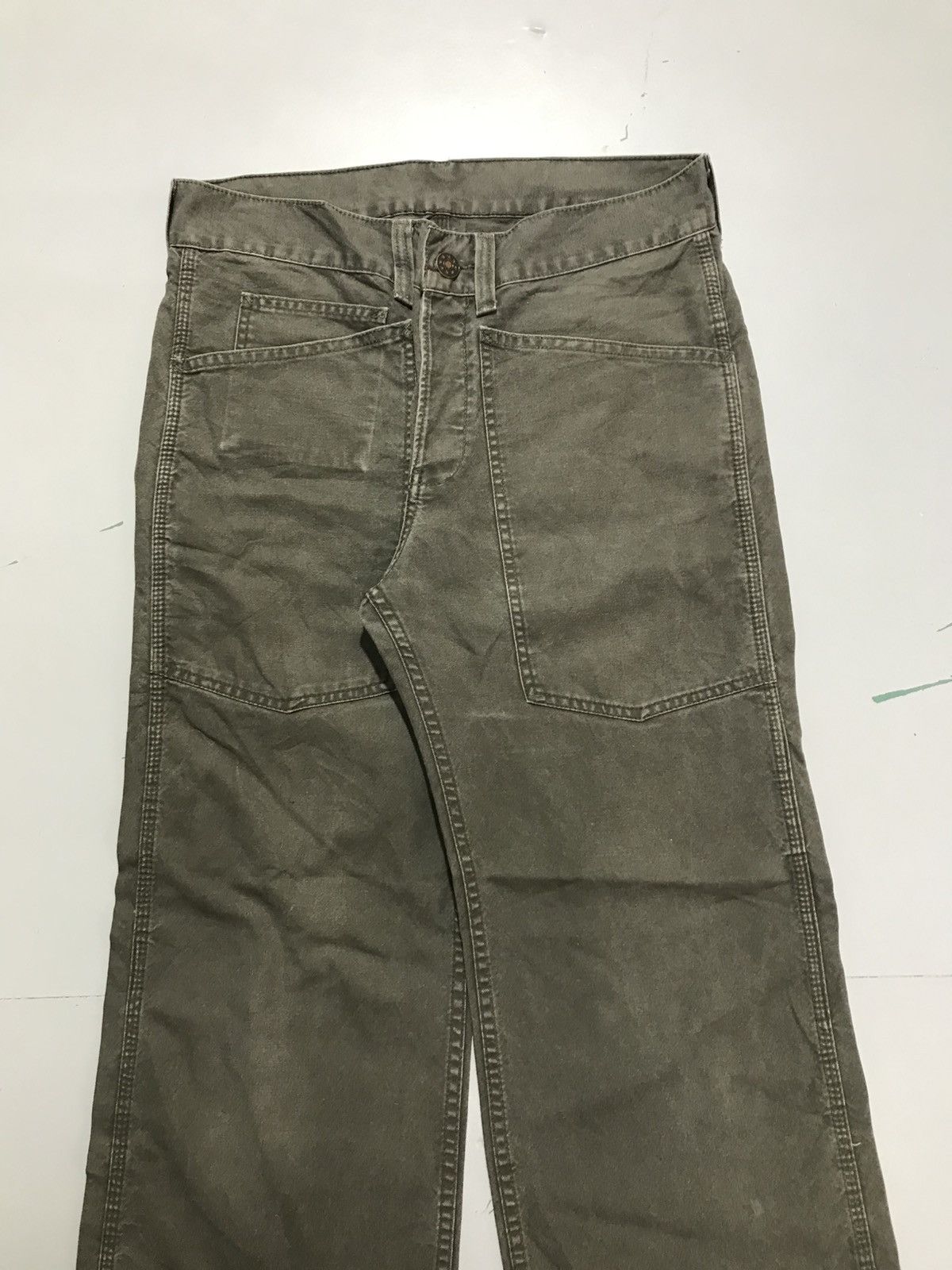 Carhartt Vintage Levi’s buckle belt denim Size US 34 / EU 50 - 4 Thumbnail