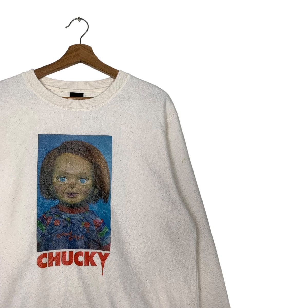 Japanese Brand Official Movie Chucky Big Logo Sweatshirt Size US L / EU 52-54 / 3 - 5 Thumbnail