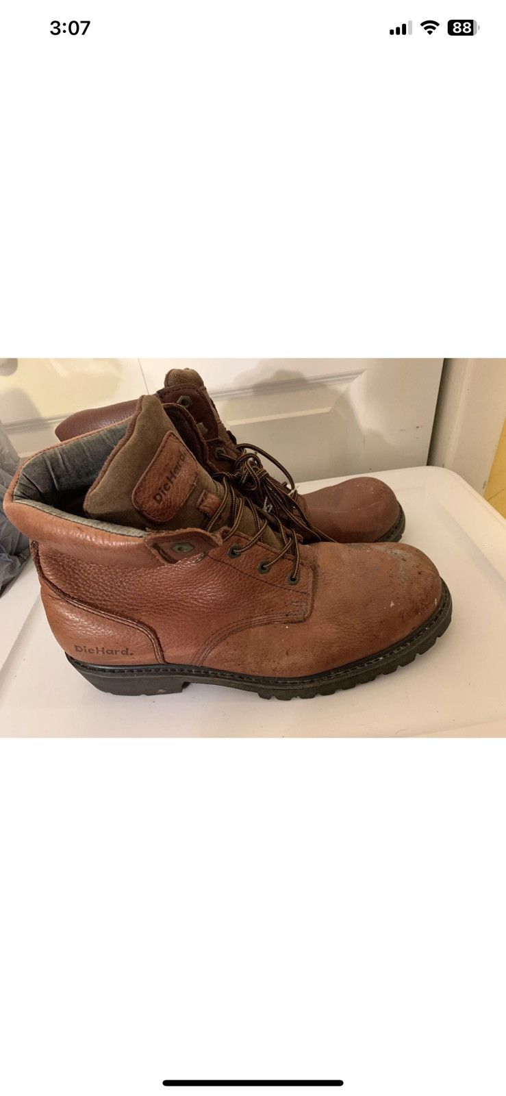 Other Die hard mens sz 13 boots oregon distressed work boots Size US 13 / EU 46 - 3 Thumbnail