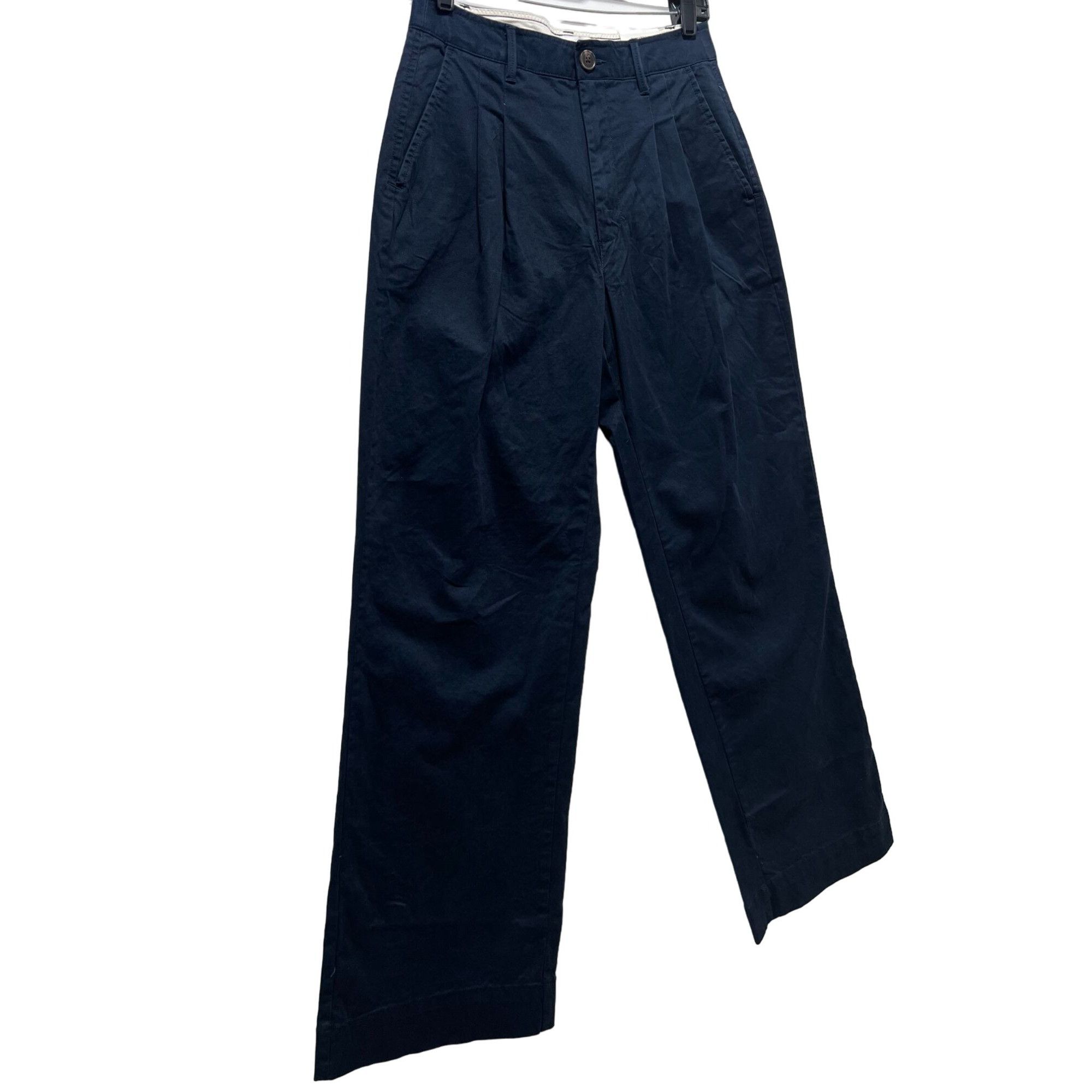 Other Free Assembly - Women's Wide-Leg Chino Pants - Blue - 4 Size 27" / US 4 / IT 40 - 20 Thumbnail